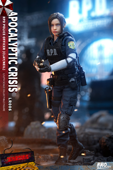 PRE-ORDER BROTOYS Studio Doomsday Crisis RPD Police Officer SuitClay/neilLR006 1/12 Action Figure