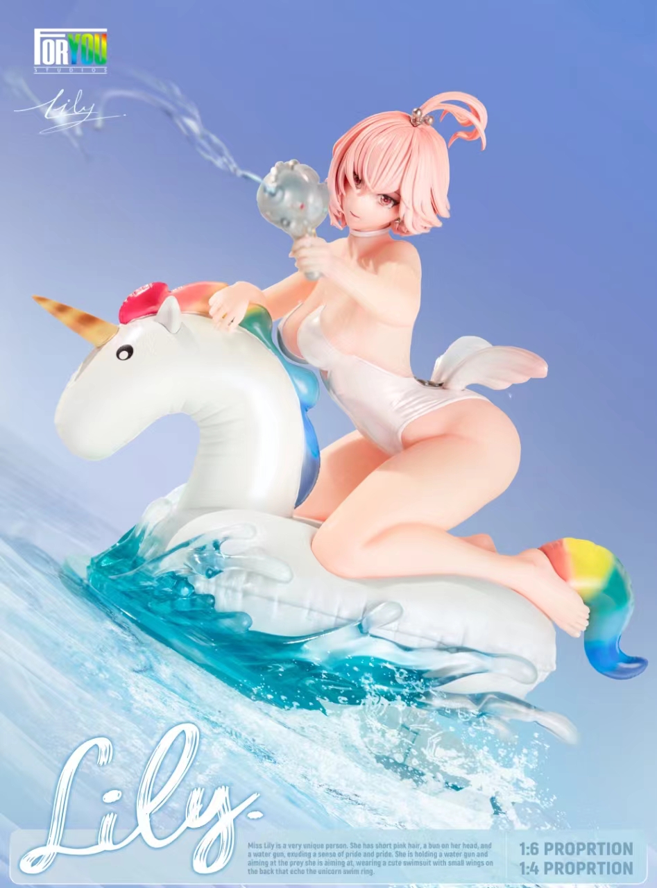 PRE-ORDER FORYOU Studio - Original Pool Party Figure Lily 1/6 & 1/4 Statue(GK) (Adult 18+)