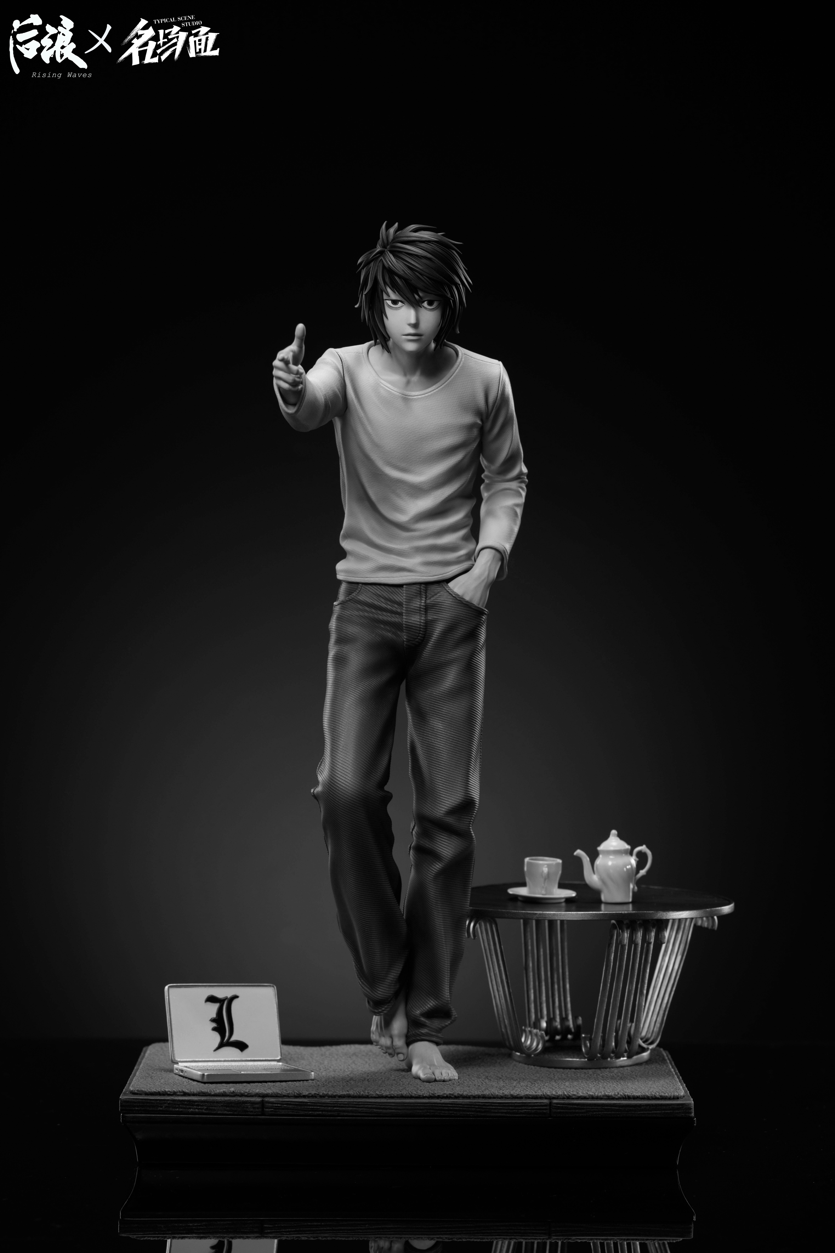 PRE-ORDER TYPICAL SCENE Studio & Rising Waves Studio - Death Note L 1/6 Statue(GK)