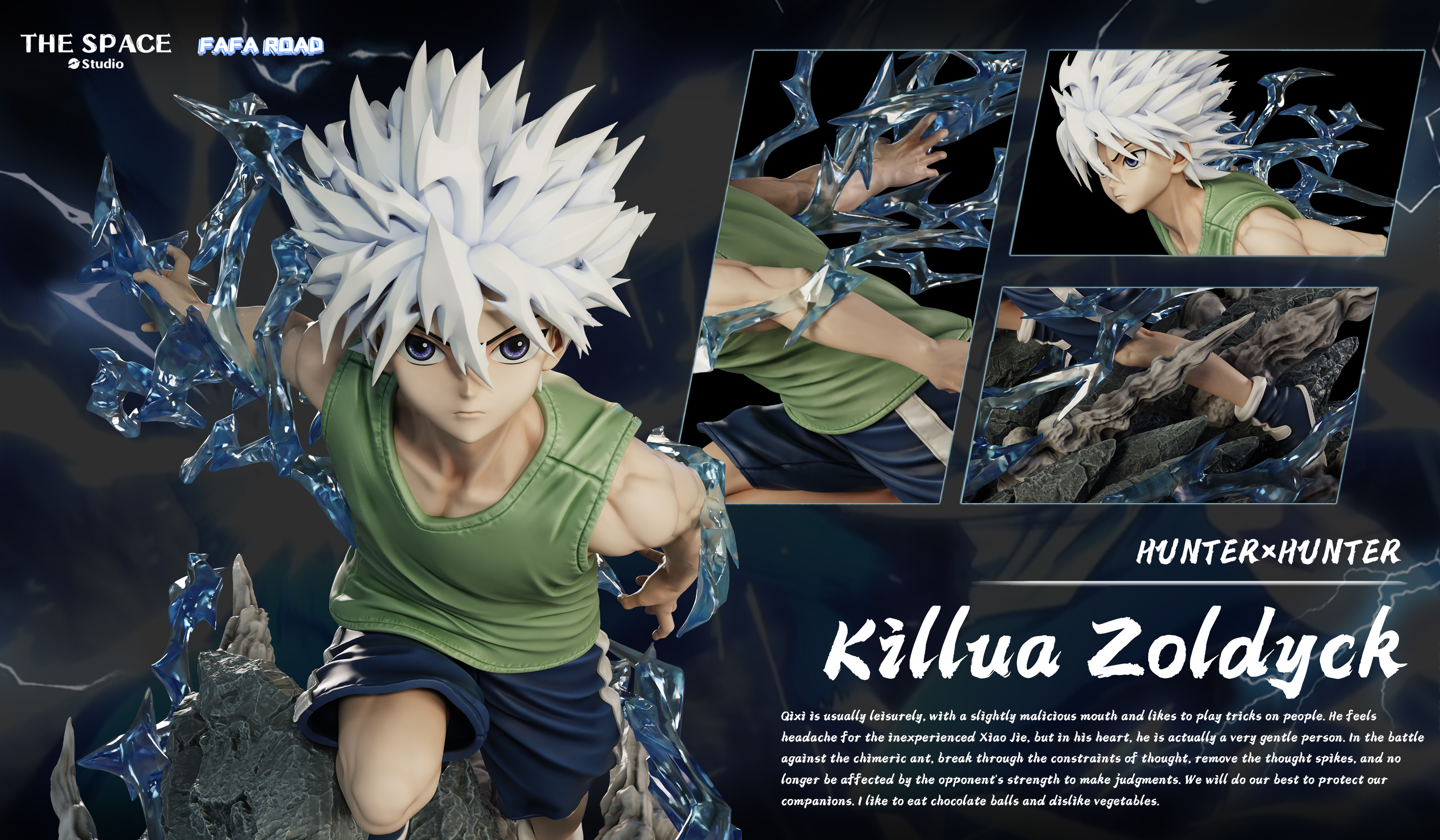 The Space Studio - HUNTER×HUNTER Sprint State Killua Zoldyck 1/6 Statue(GK)