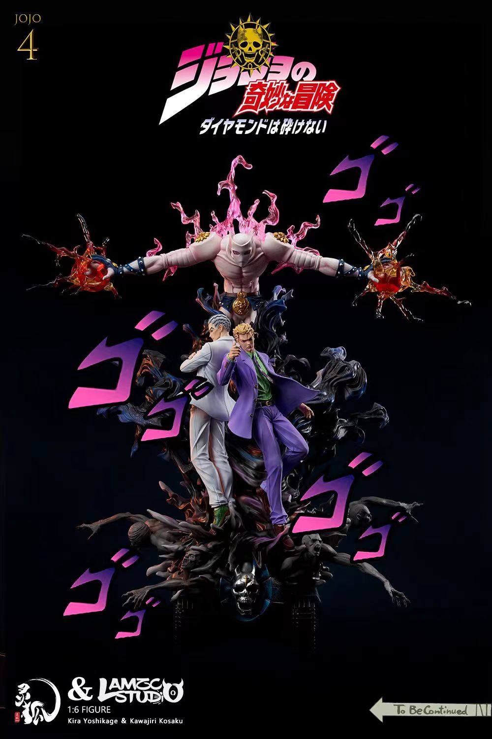 PRE-ORDER LAMZC Studio & Ling Hu Studio - JoJo's Bizarre Adventure Yoshikage Kira X Kawajiri Kosaku 1/6 Statue(GK)