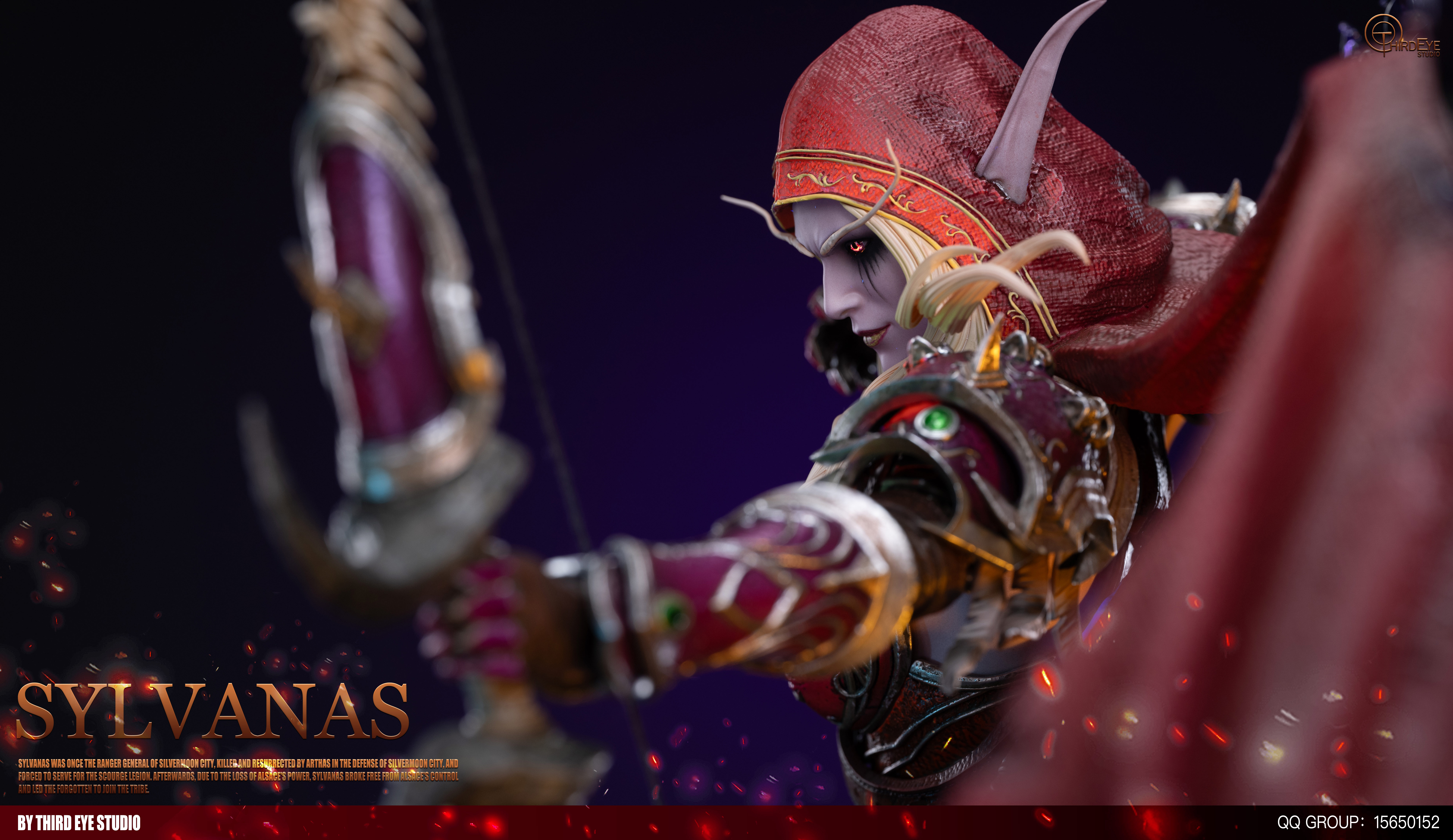 PRE-ORDER Third Eye STUDIO - Sylvanas Windrunner with LED 1/4 Statue(GK)