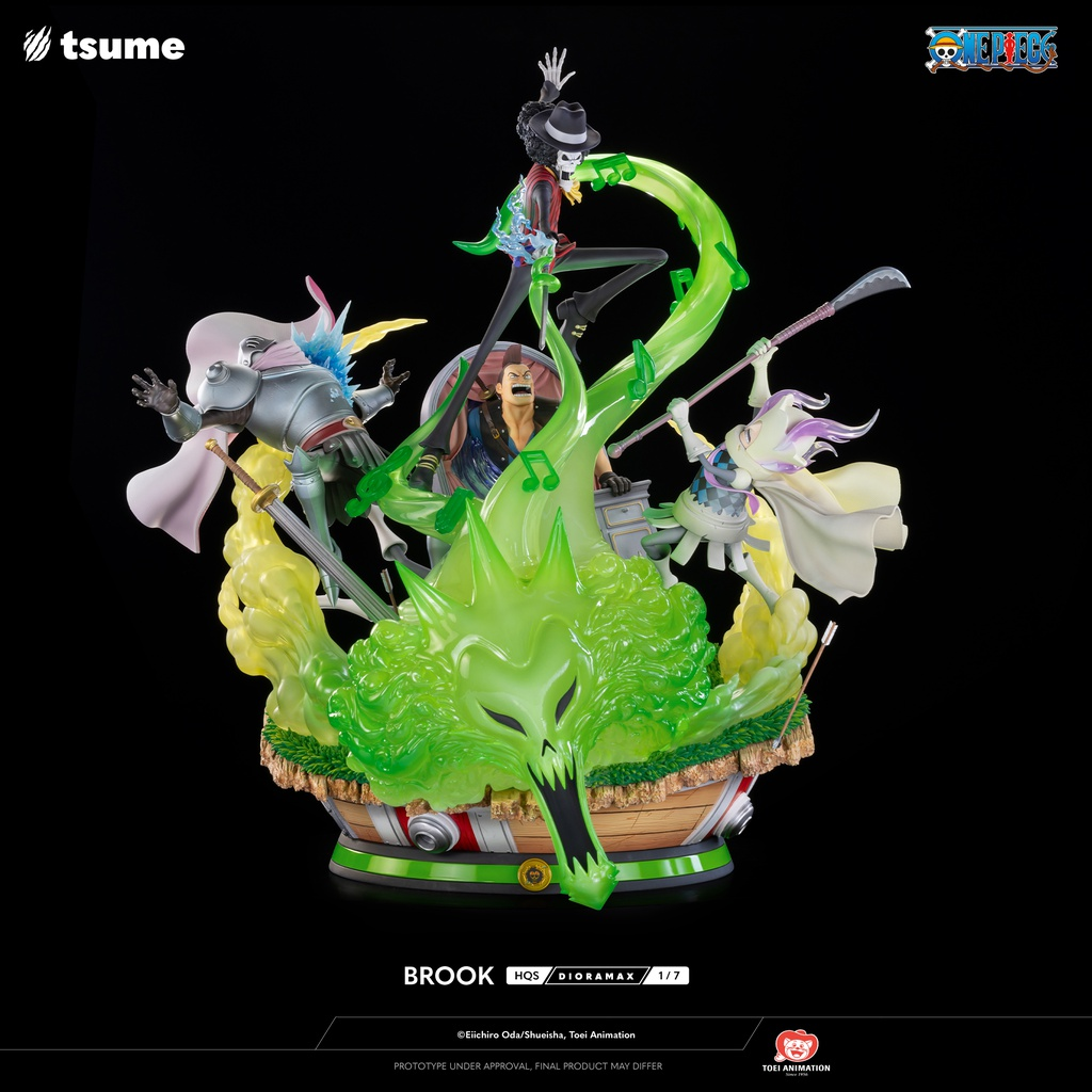 PRE-ORDER Tsume Studio - One Piece Brook Diorama (Licensed) 1/7 Statue(GK)
