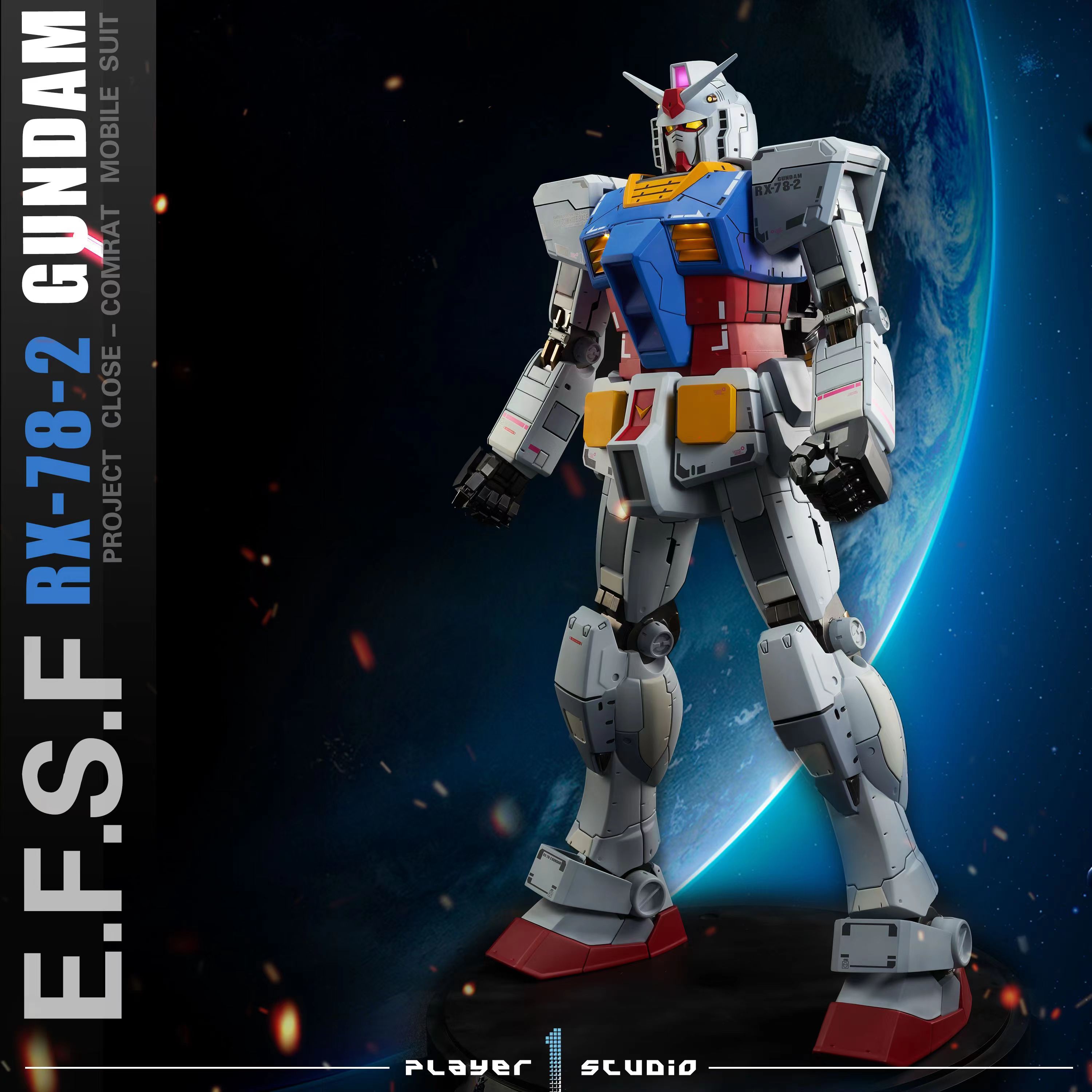 PRE-ORDER Player 1 Studio - Mobile Suit Gundam 0079 RX-78-2 Gundam Action Figure
