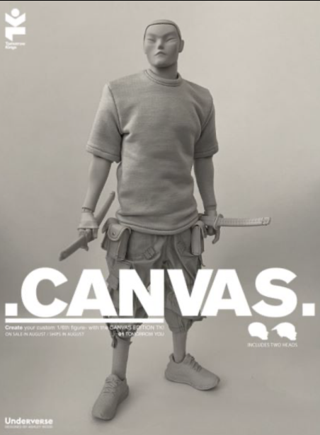 PRE-ORDER Underverse Canvas - TOMORROW KINGS CANVAS TK Limited Edition First Batch 1/6 Action Figure