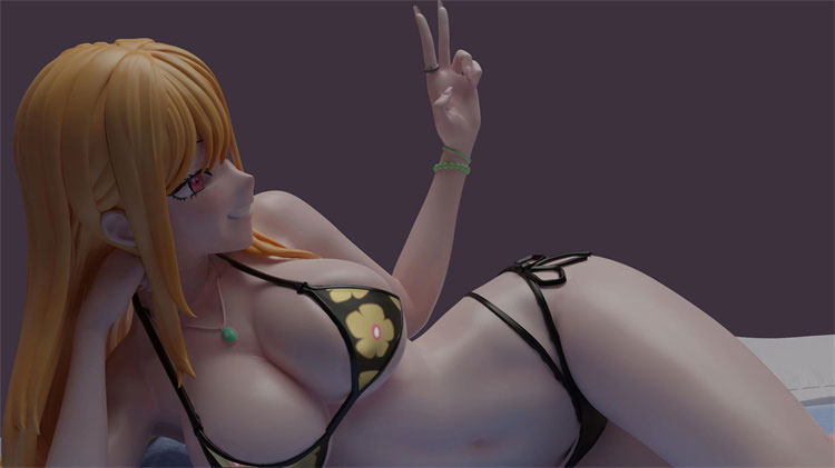 Pre-order 1/6 Scale Swimsuit ver. Marin Kitagawa - My Dress-Up Darling Resin Statue - Zao Studios