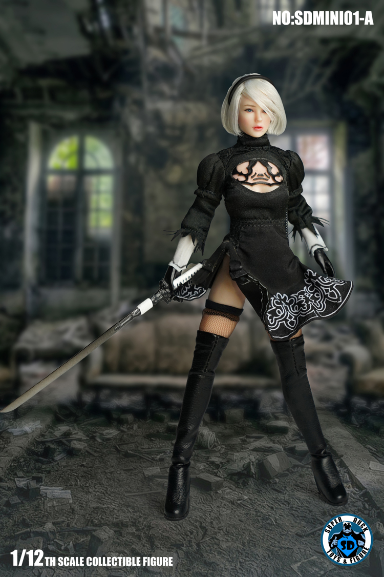In-stock 1/12 Scale SUPER DUCK SDMINI001 NieR Automata 2B YoRHa Custom Kit