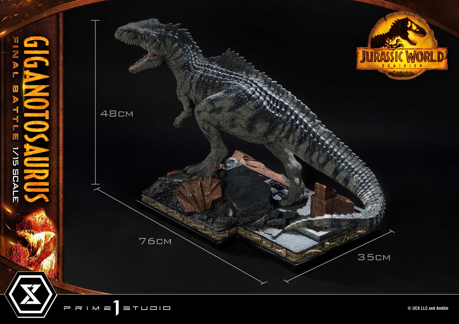 PRE-ORDER Prime 1 Studio Jurassic World 3 Giganotosaurus (LMCJW3-04/04S) 1/15 Statue(GK)