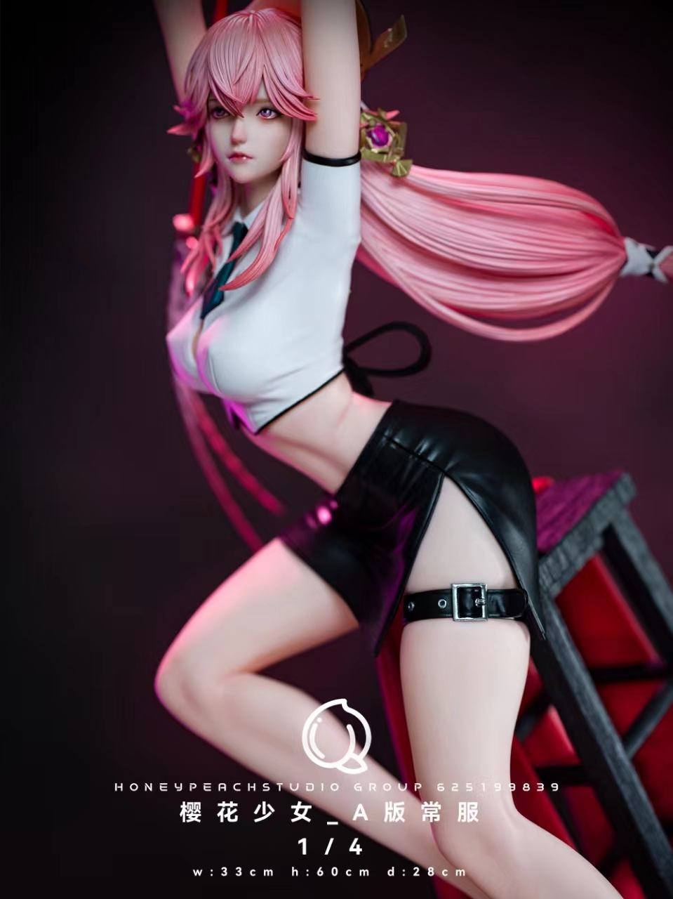 PRE-ORDER Honey Peach Studio - Yae Miko 1/4 Statue(GK) (Adult 18+)