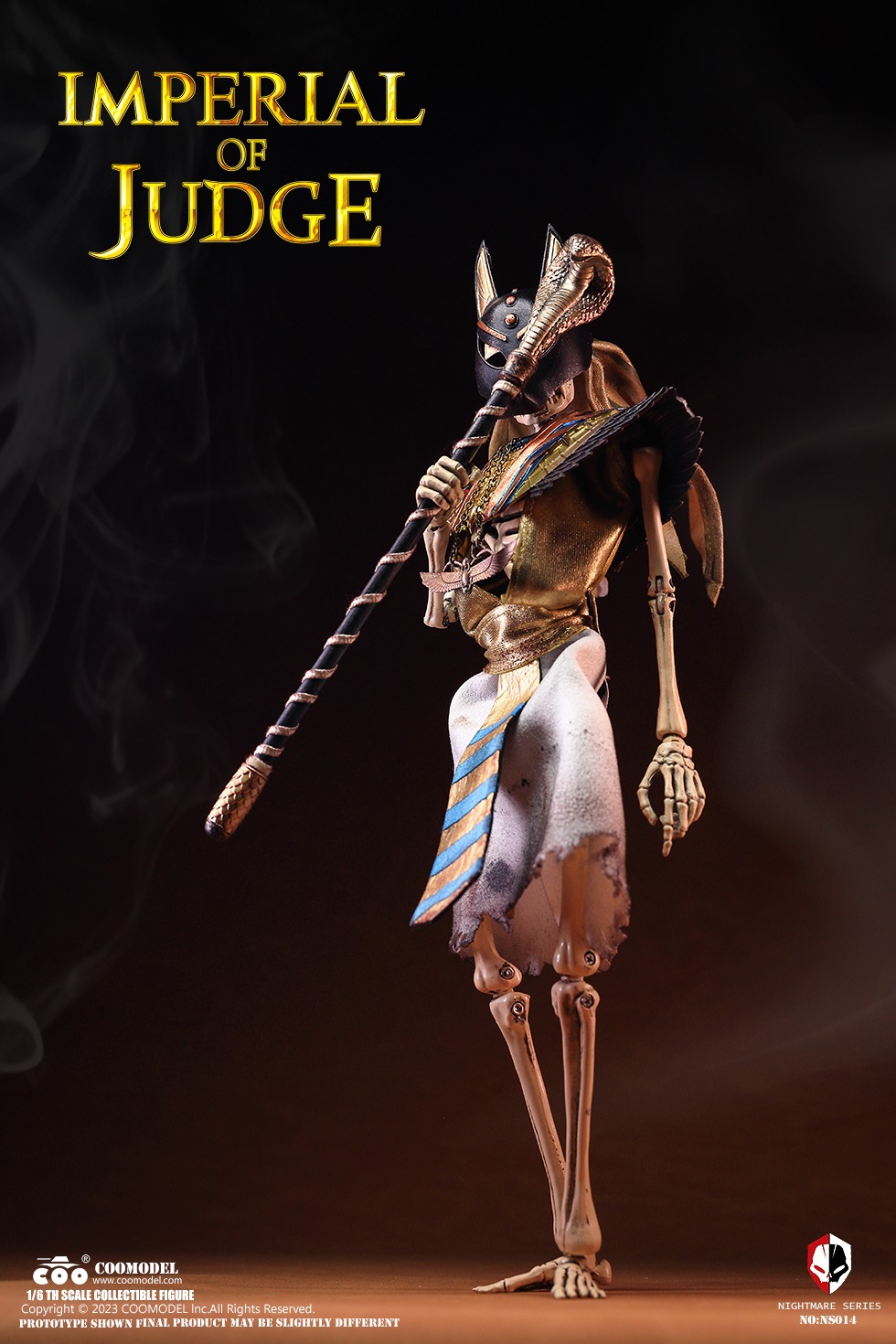 PRE-ORDER COOMODEL DIECAST ALLOY NIGHTMARE SERIES - IMPERIAL JUDGE ( NS014 ) 1/12 Action Figure