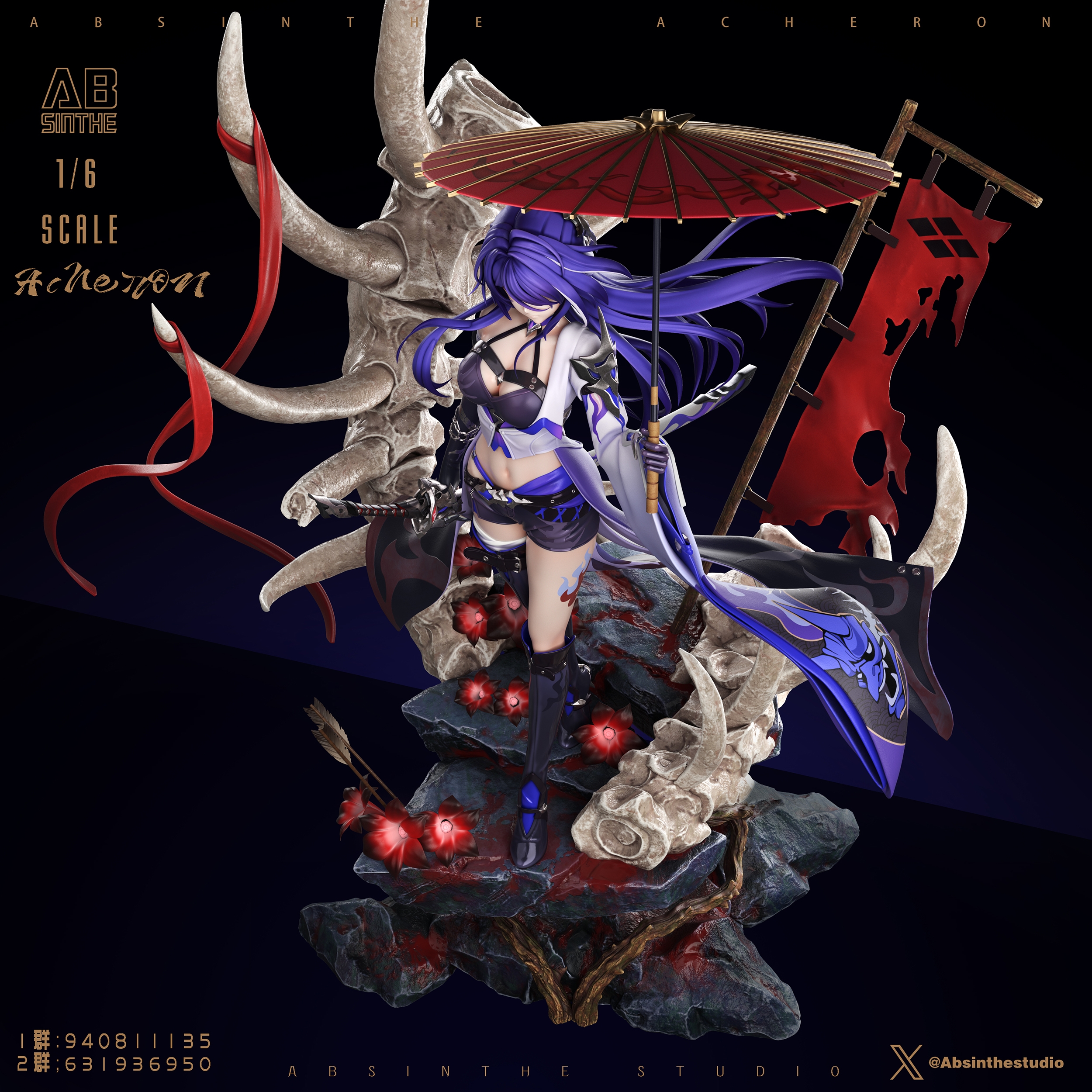 PRE-ORDER ABsinthe Studio - Honkai:Star Rail Acheron 1/6 Statue(GK)