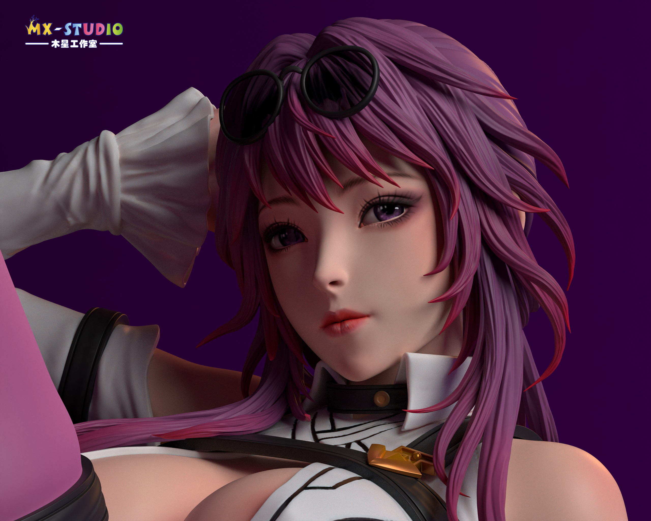 PRE-ORDER MX Studio Honkai: Star Rail Kafka - 1/6 & 1/4 Scale Resin Statue(GK) (Adult 18+)