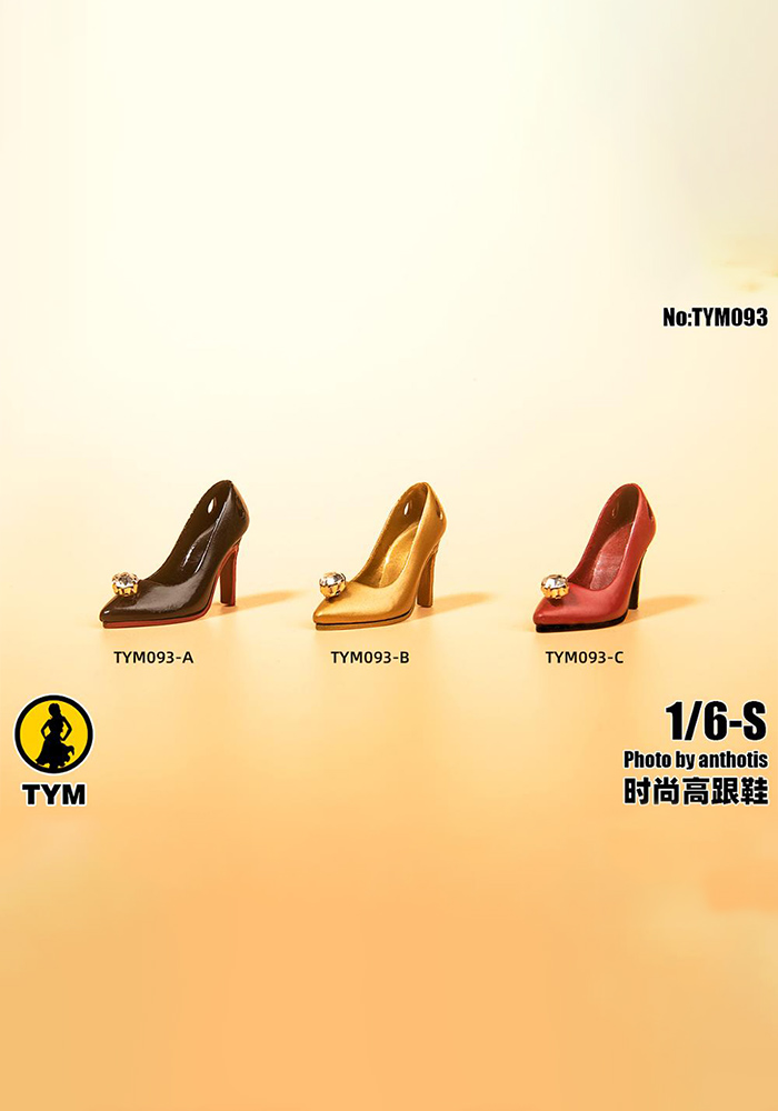 TYM093 1/6 Trendy diamond high heels 12inch Female clothing accessories