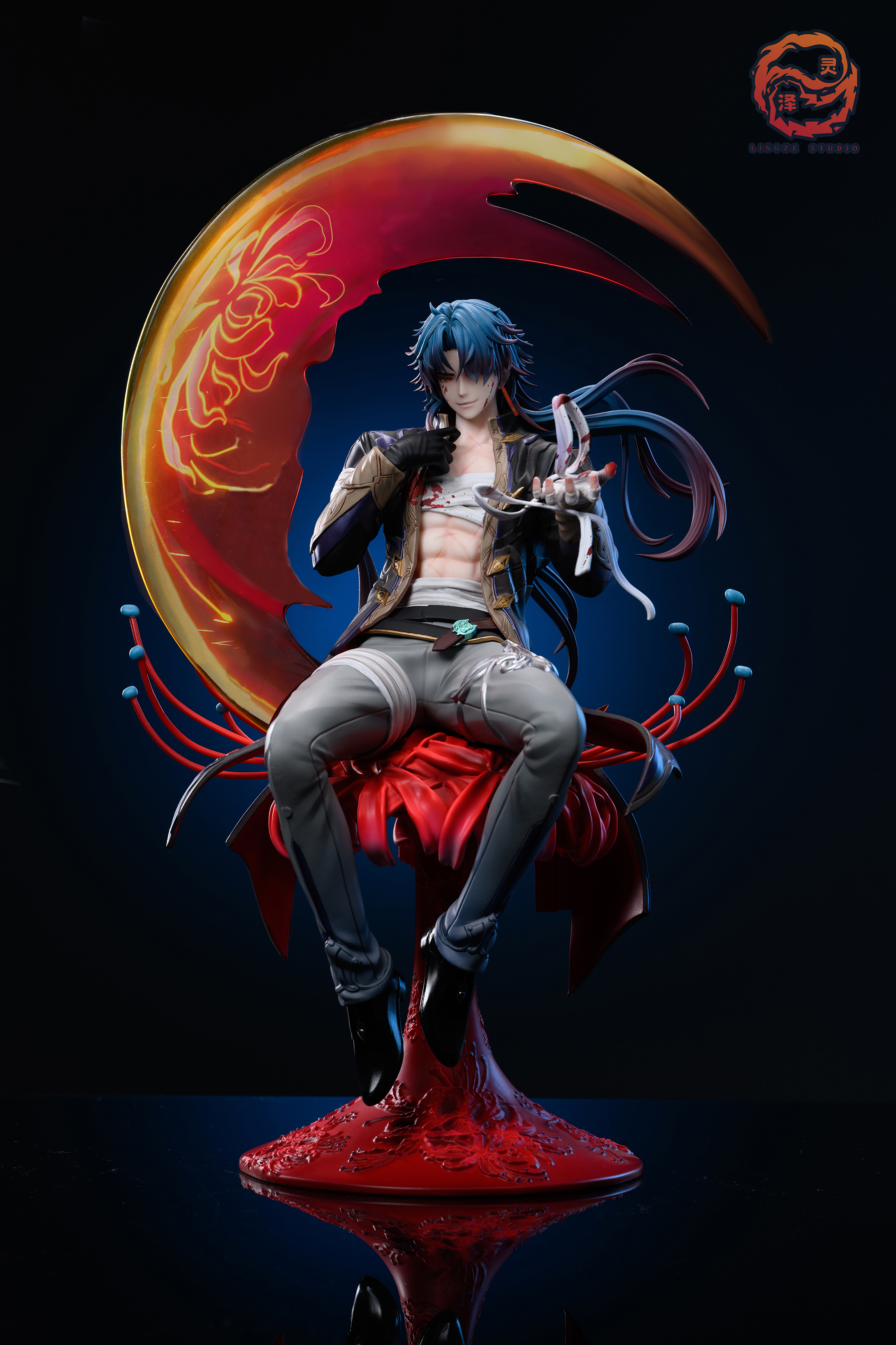 LINGZE Studio - Honkai: Star Rail Star Core Hunter Daman Mills 1/6 Statue(GK) (Adult 18+)