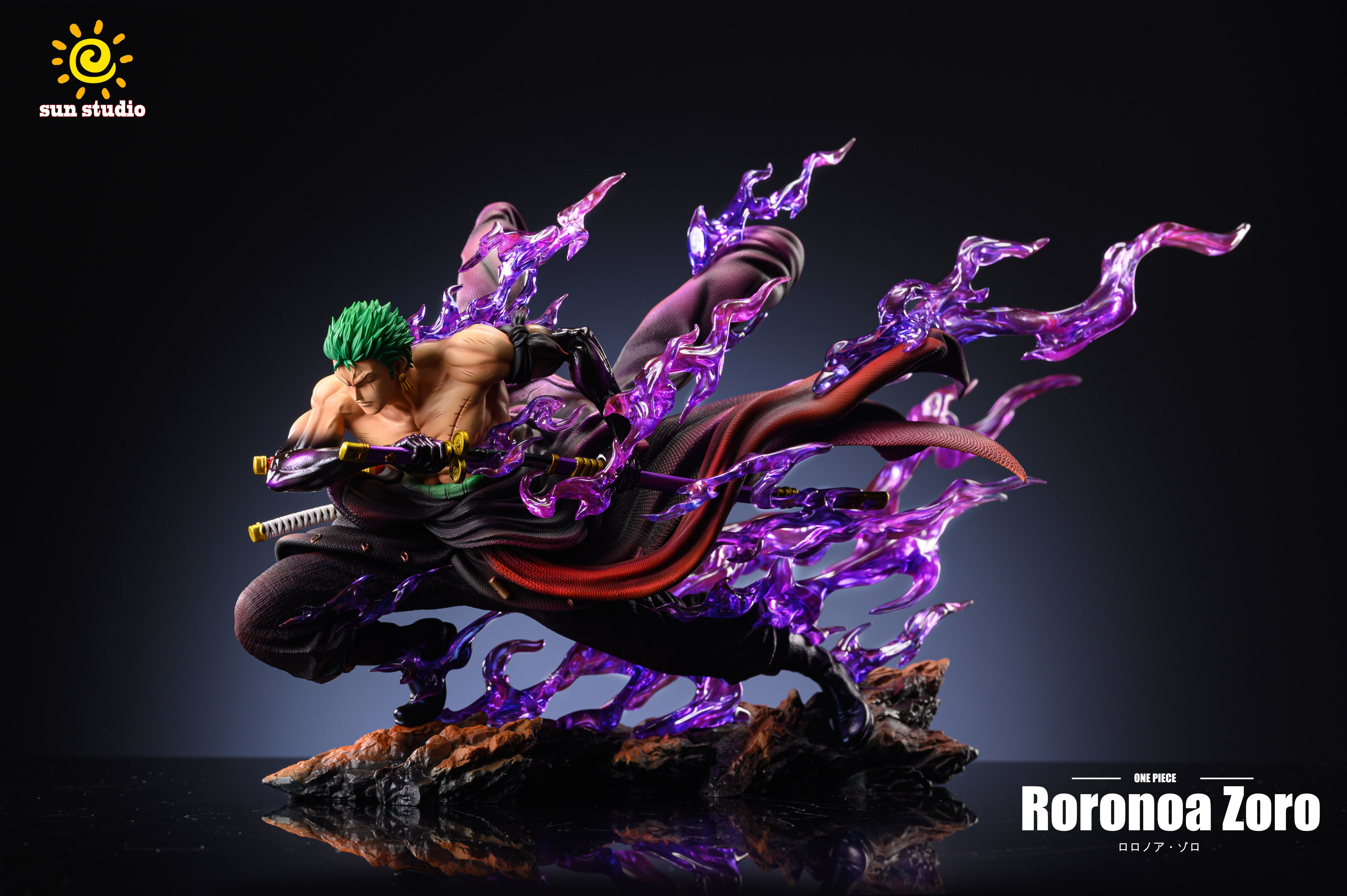 PRE-ORDER Sun Studio - One Piece Sword Draw Roronoa Zoro Statue(GK)