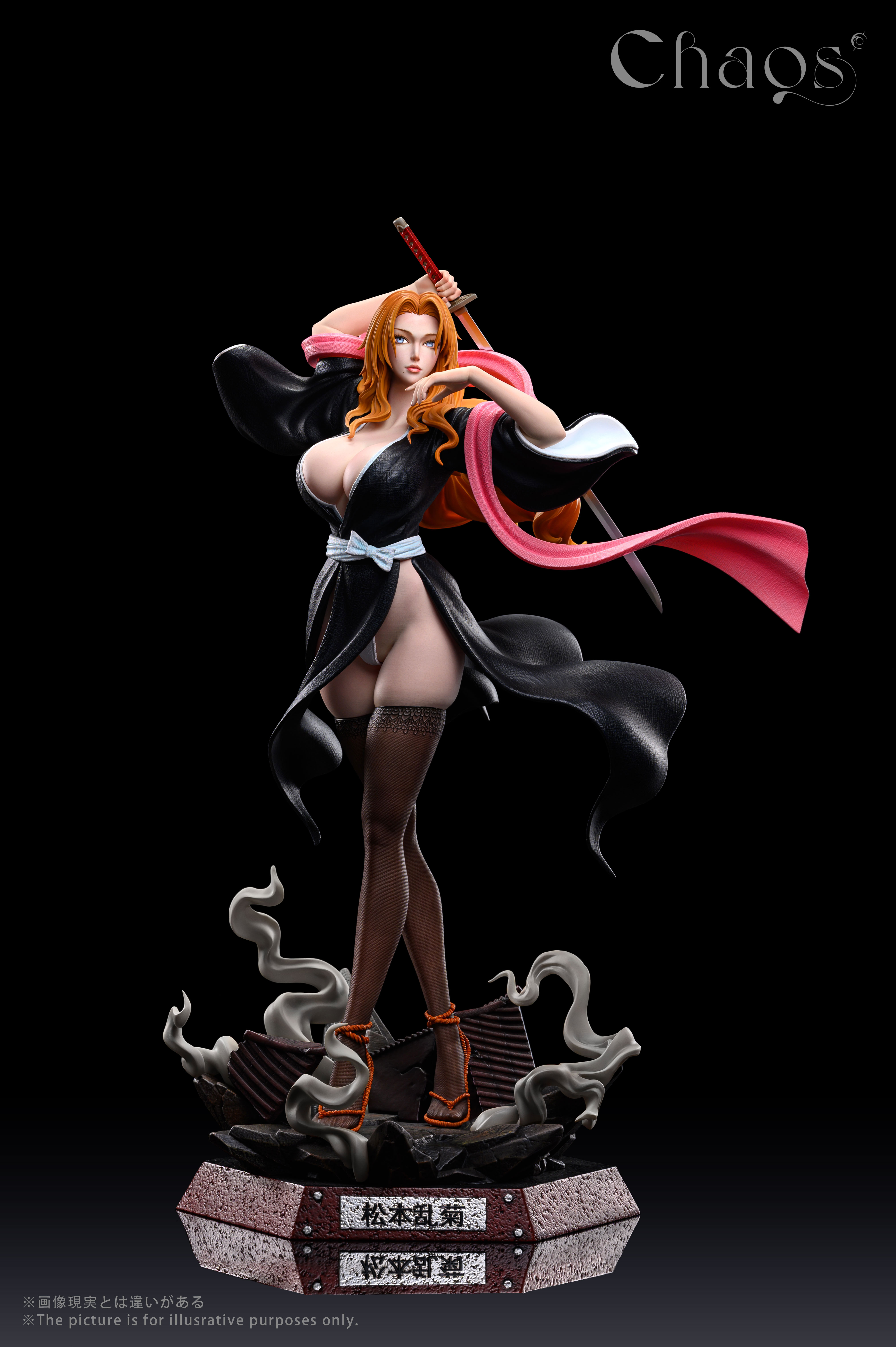 PRE-ORDER Chaos Studio BLEACH Matsumoto Rangiku 1/4 Statue(GK) (Adult 18+)