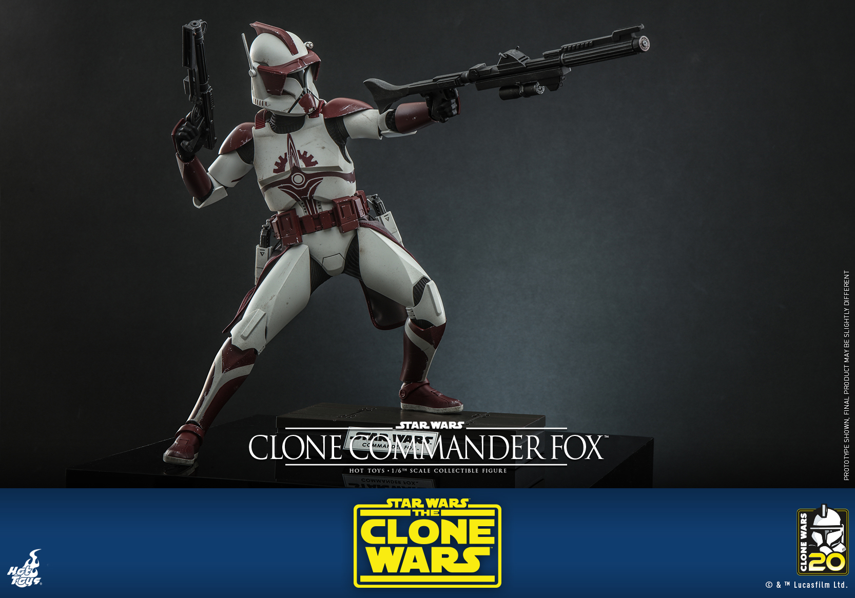 PRE-ORDER HotToys Star Wars:The Clone Wars FOX TMS103) 1/6 Action Figure
