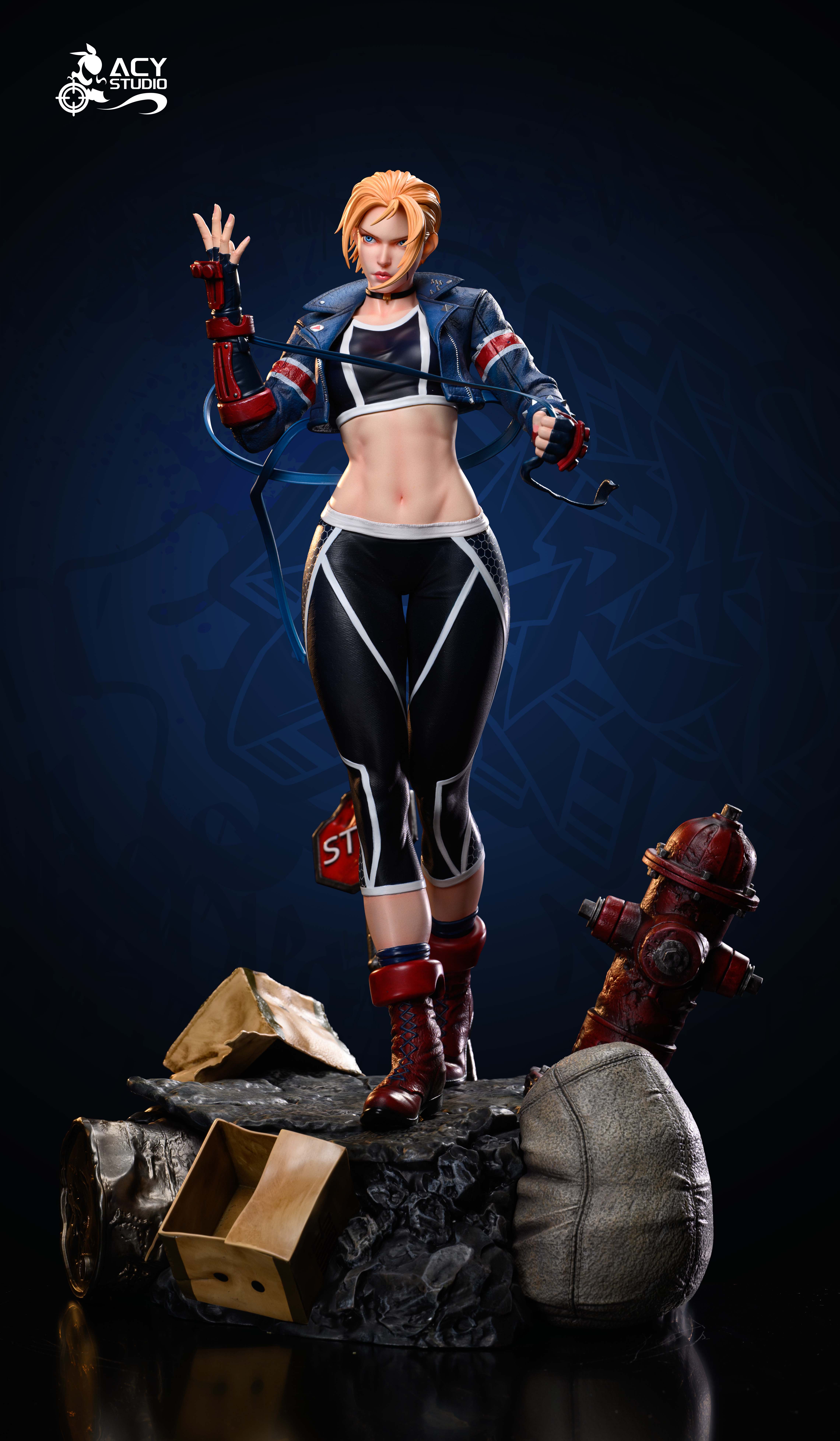 PRE-ORDER Acy Studio - Street Fighter Fifth & Sixth Generation Cammy White – 1/4 Scale Resin Statue(GK) (Adult 18+)