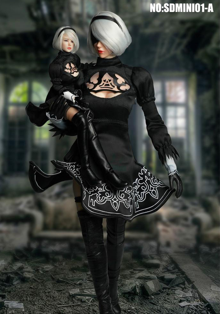 In-stock 1/12 Scale SUPER DUCK SDMINI001 NieR Automata 2B YoRHa Custom Kit