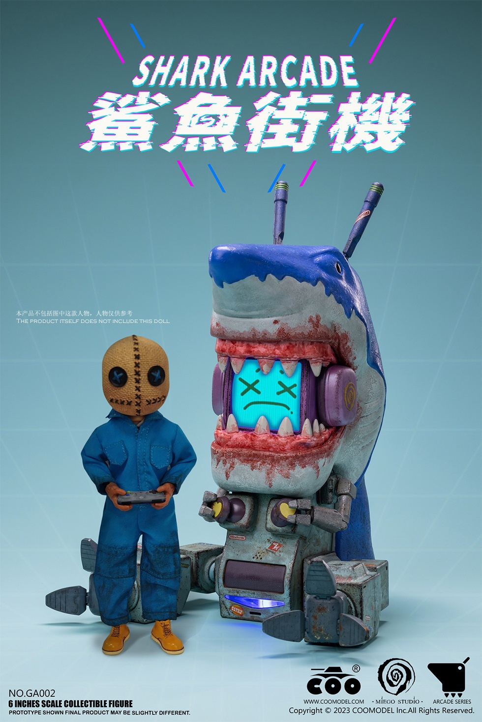 PRE-ORDER COOMODEL x MIEGO Studio Shark arcade machine (SA001 & SA002 & GA001 & GA002 )Statue(GK)