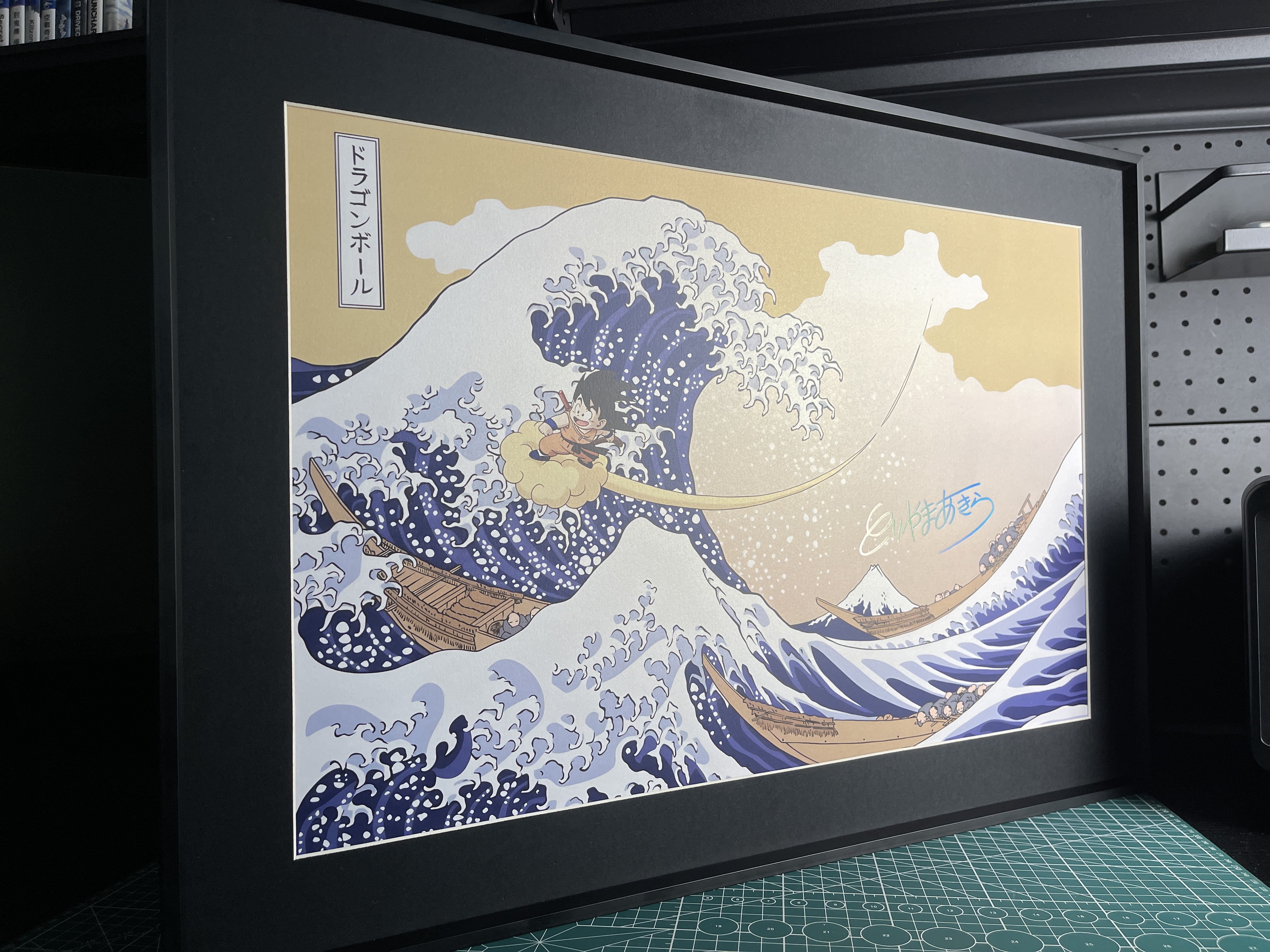 PRE-ORDER Drunky Monkey Crew Studio - Dragon Ball - A2 & A3 Size DMP-005 The Great Wave off Kanagawa Decorative Painting Scene