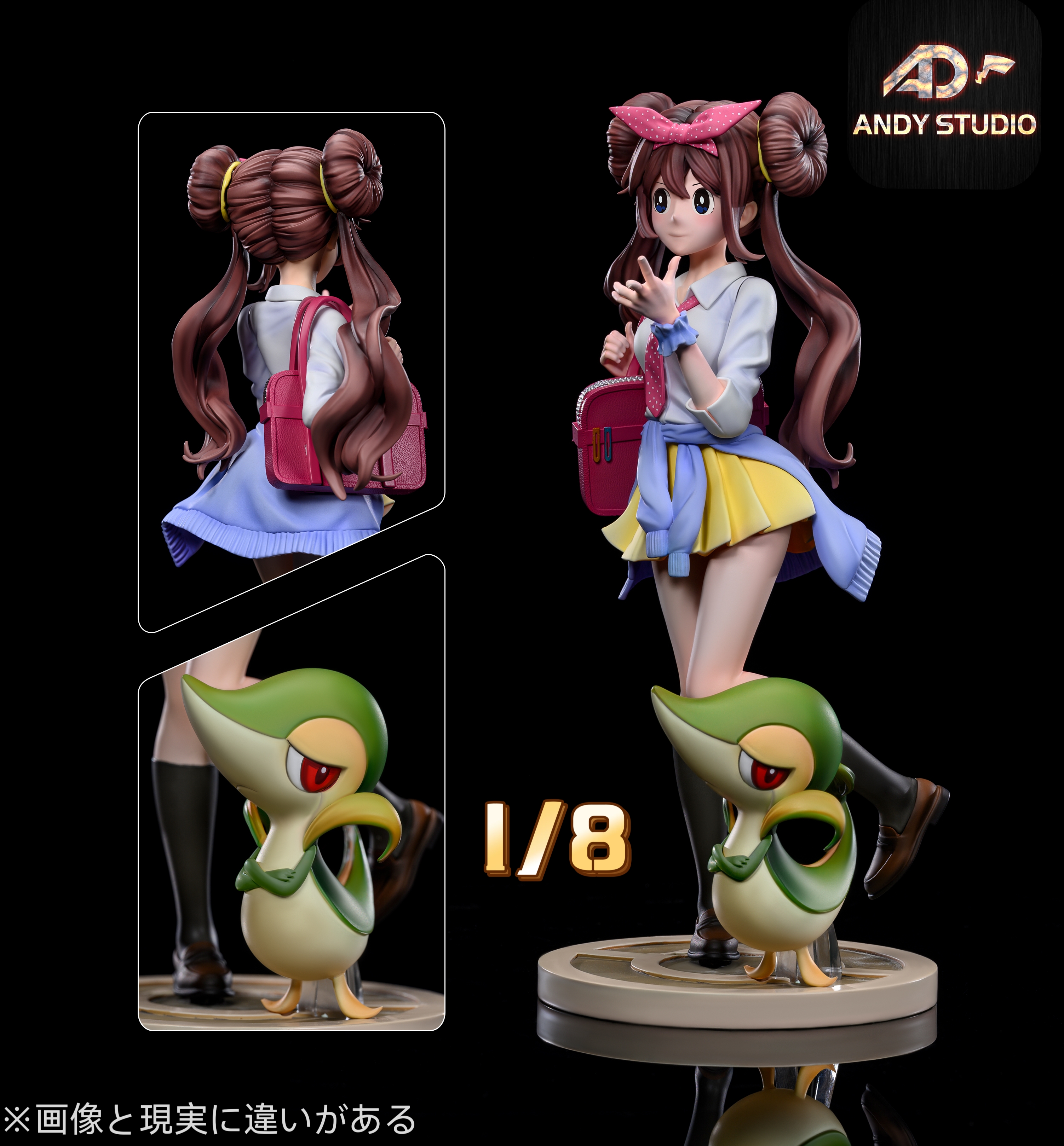 PRE-ORDER ANDY Studio - Pokemon Character Series Rosa 1/20 & 1/8 Statue(GK)