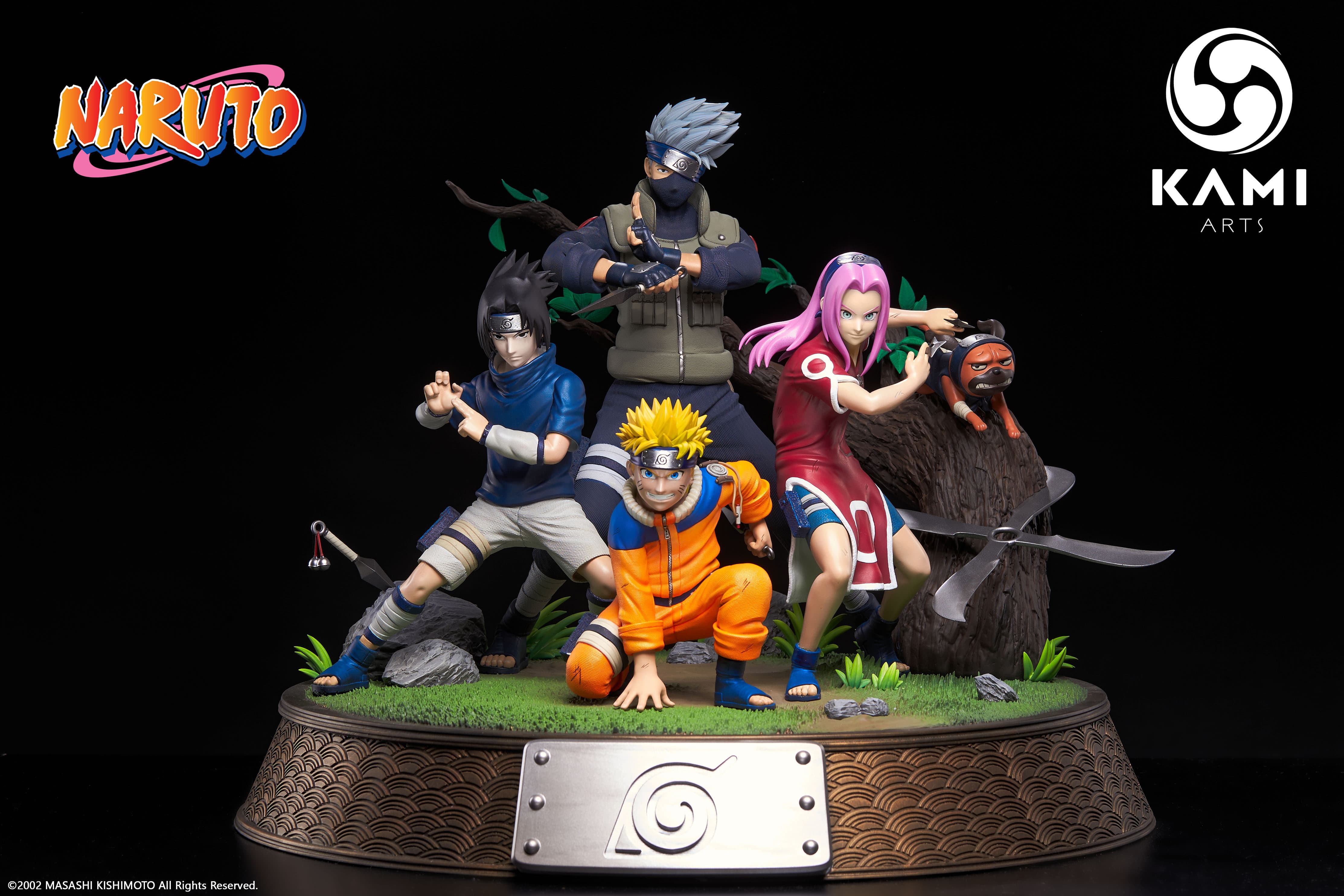 【Pre-order】Kami Arts 1/6 Muye group hatake Kakashi Uchiha Sasuki Naruto haruno Sakura Parker statue