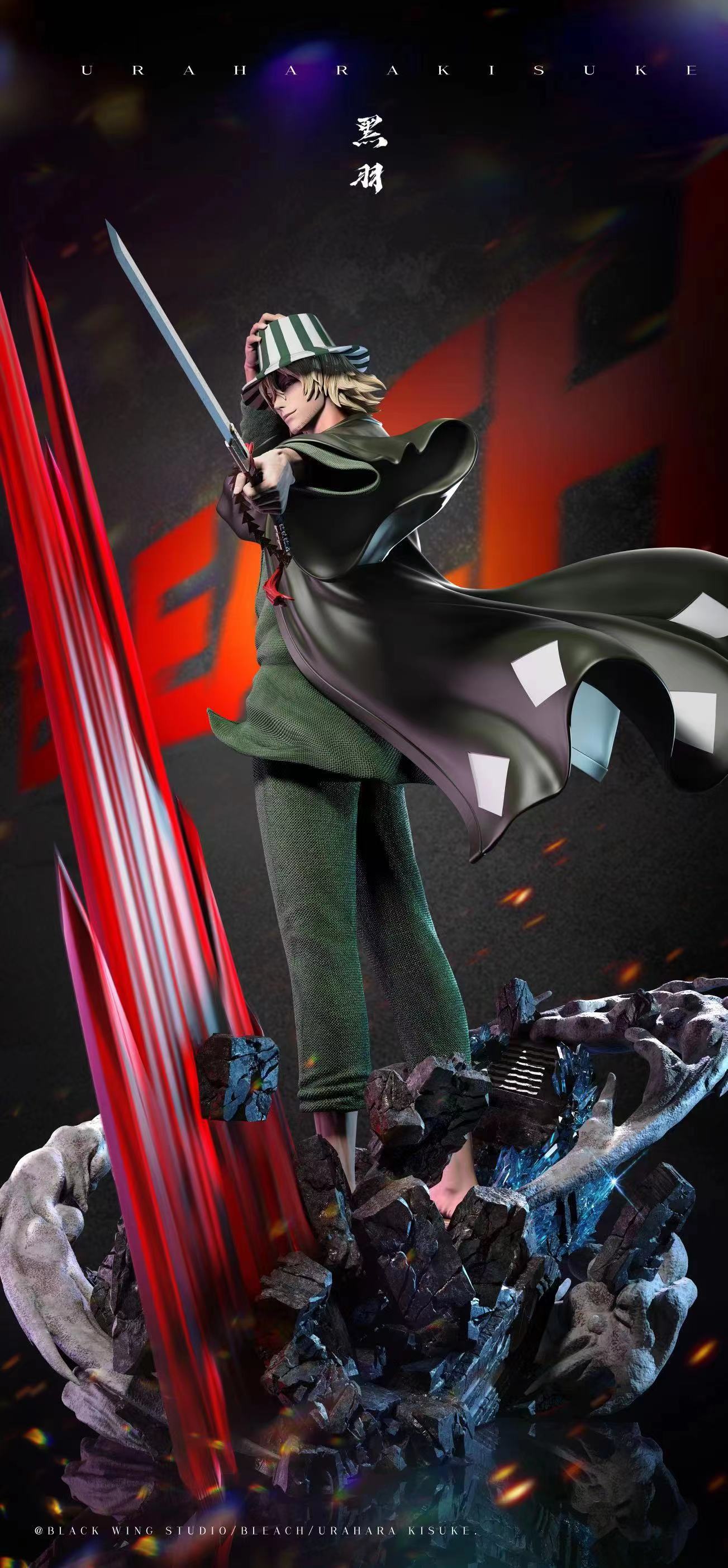 In-stock BLACK WING STDUIO BLEACH Urahara Kisuke 1/6 Scale Statue (GK)
