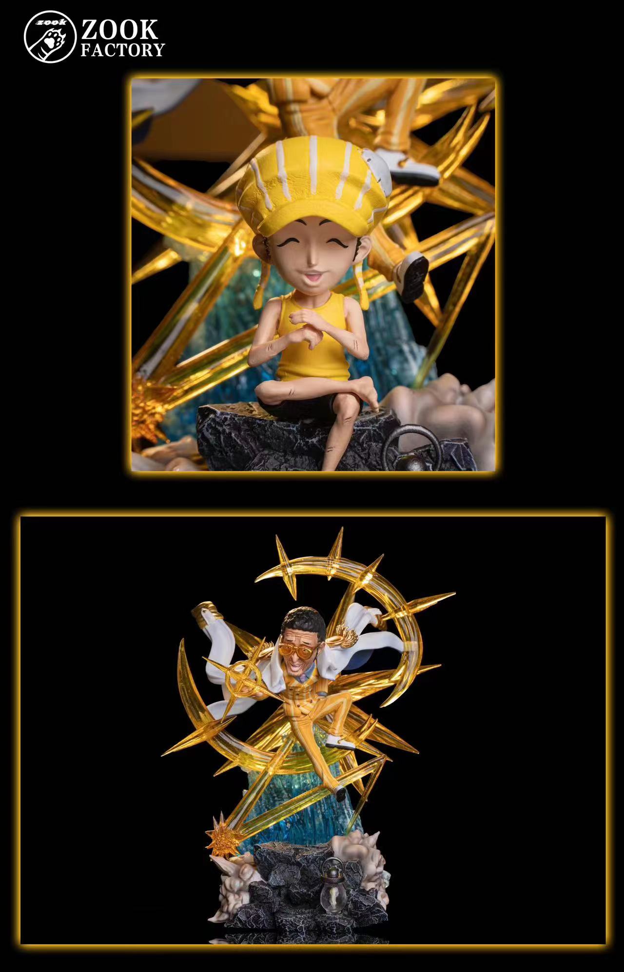 PRE-ORDER ZooK Factory Studio ONE PIECE Kprusoian & Aokiji Kuzan & Zikisc Kprusoian WCF Statue (GK)
