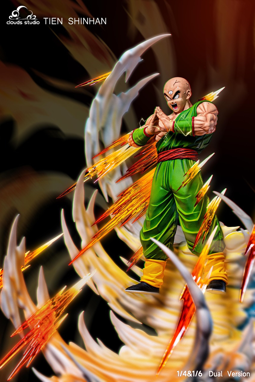 PRE-ORDER Clouds Studio - DRAGON BALL Dual version Tien Shinhan 1/6 & 1/4 Statue(GK)