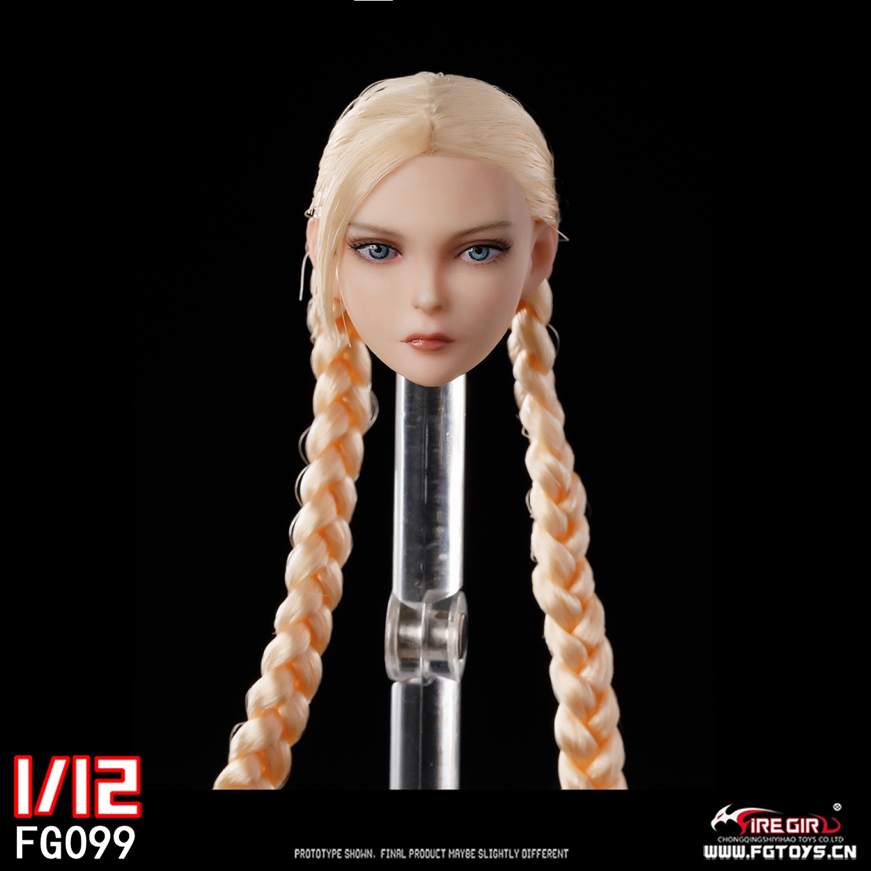 PRE-ORDER Fire Girl Toys - Fighting Girl ( FG080) 1/12 Head Sculpt Statue(GK)