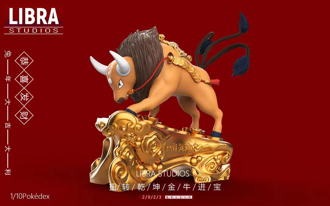 PRE-ORDER LIBRA Studio - Pokemon Lucky Series--Tauros 1/10 Statue(GK)