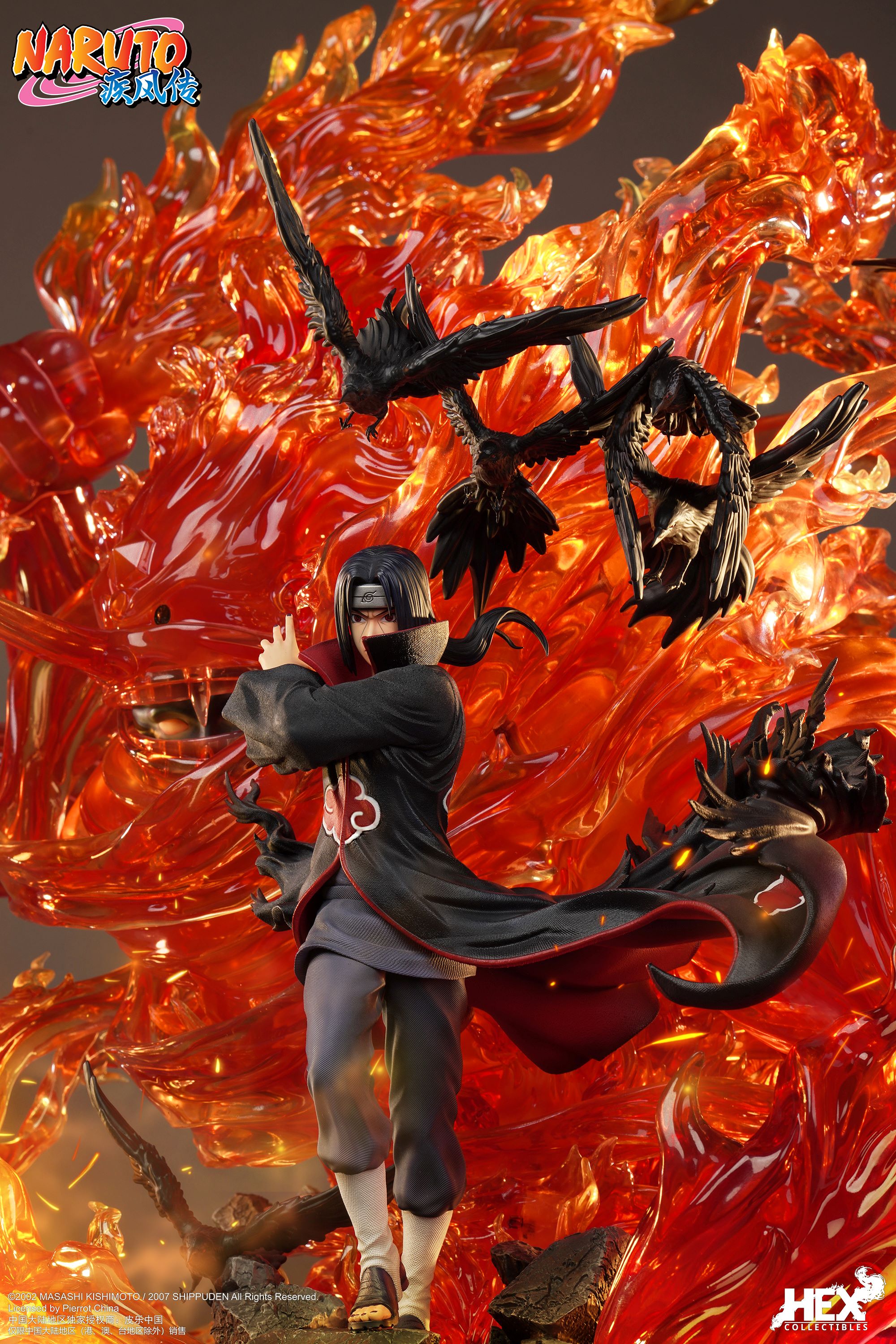 PRE-ORDER HEX Collectibles Studio - Naruto Uchiha Itachi 1/8 Statue(GK)