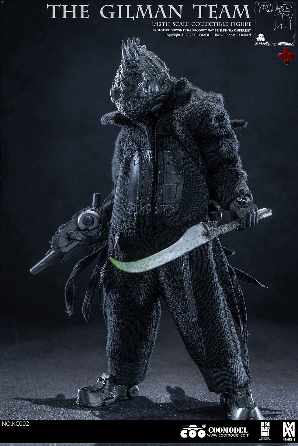 PRE-ORDER COOMODEL x NEMESIS KAIJU BIG CITY HUNTER IGUANA (KC002) 1/12 Action Figure