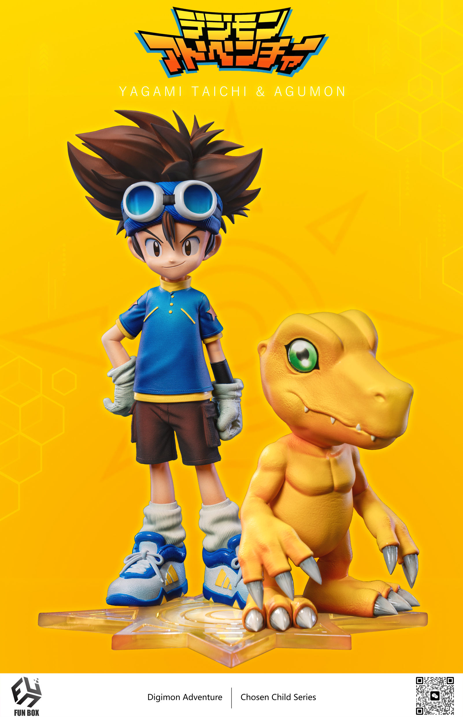 PRE-ORDER Funbox Studio - The chosen child - Yagami Taichi & Agumon 1/6 Statue(GK)