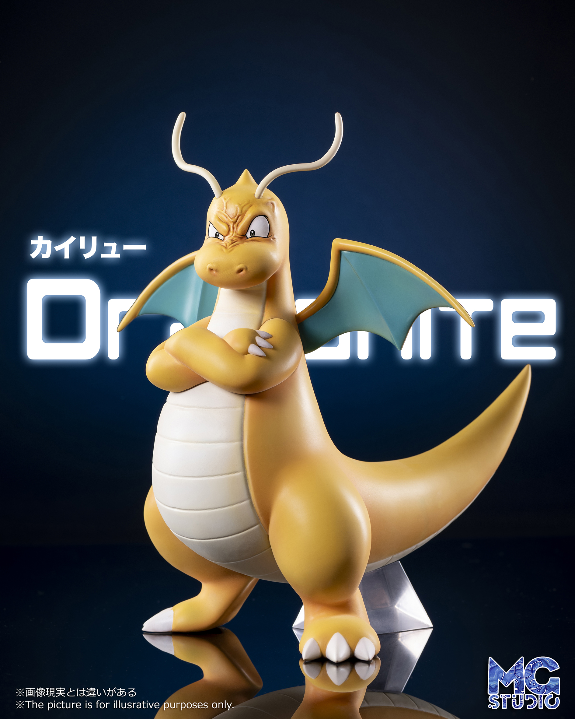 PRE-ORDER MG Studio - Pokemon World Zukan Dragonite 1/20 & 1/8 Scale Resin Statue(GK)