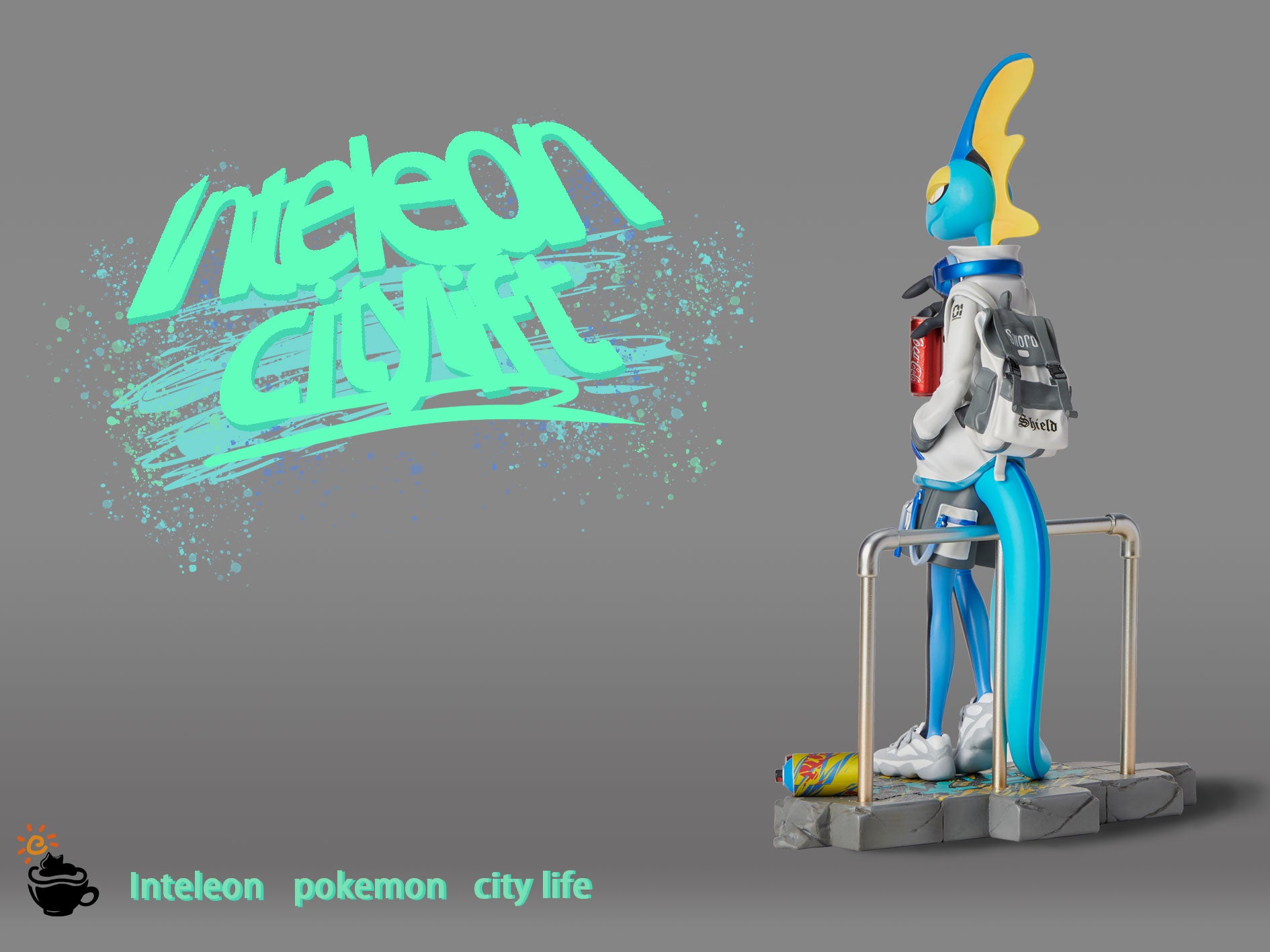 PRE-ORDER FeiMaoYangRi Studio Pokemon City Life Inteleon Statue(GK)