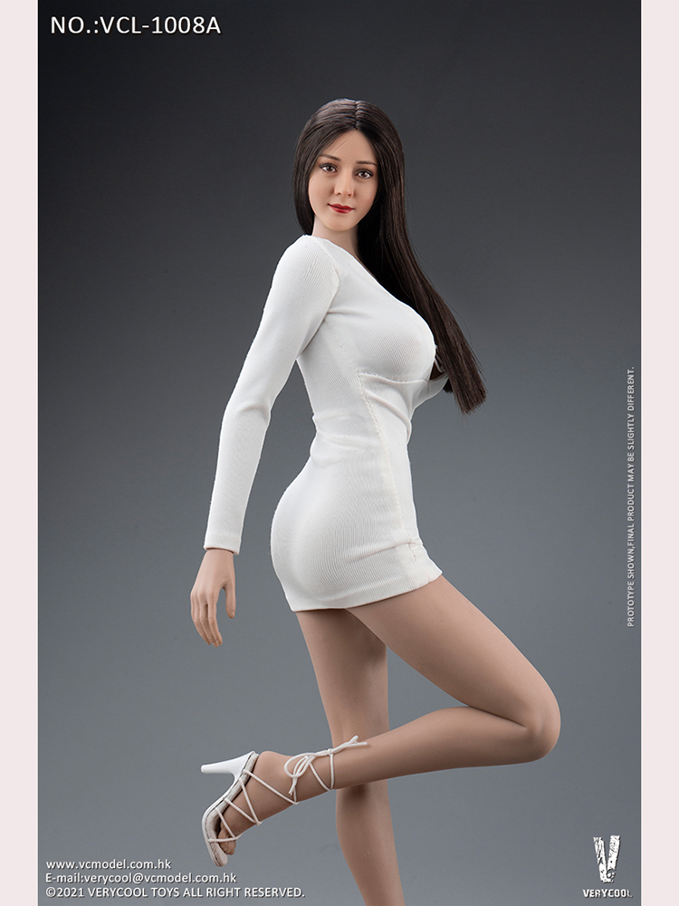 Veryool Vcl-1008 1/6 Female Soldier Fashion Dress High Heels Suit Fits 12'' Figure Doll Toy Action Soldier Clothing Accessories
