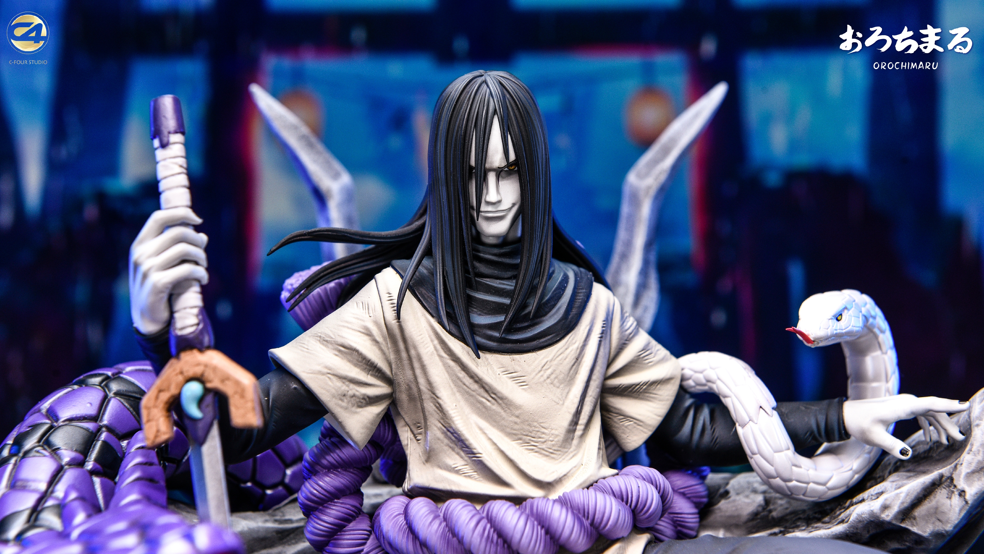 C4 Studio - Naruto Sitting Series 1st Sitting Orochimaru 1/6 Statue(GK)