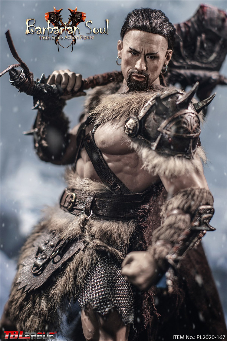 【In Stock】TBLeague 1/6 Barbarian PL2020-167 Barbarian soul Rubber coated movable