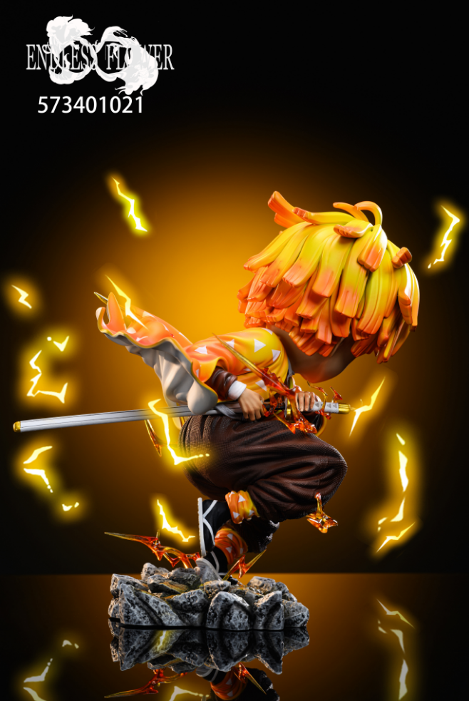 PRE-ORDER Endless Flower Studio - Demon Slayer: Kimetsu no Yaiba - Ai Anime Series 001 Zenitsu Agatsuma Resin Statue(GK)