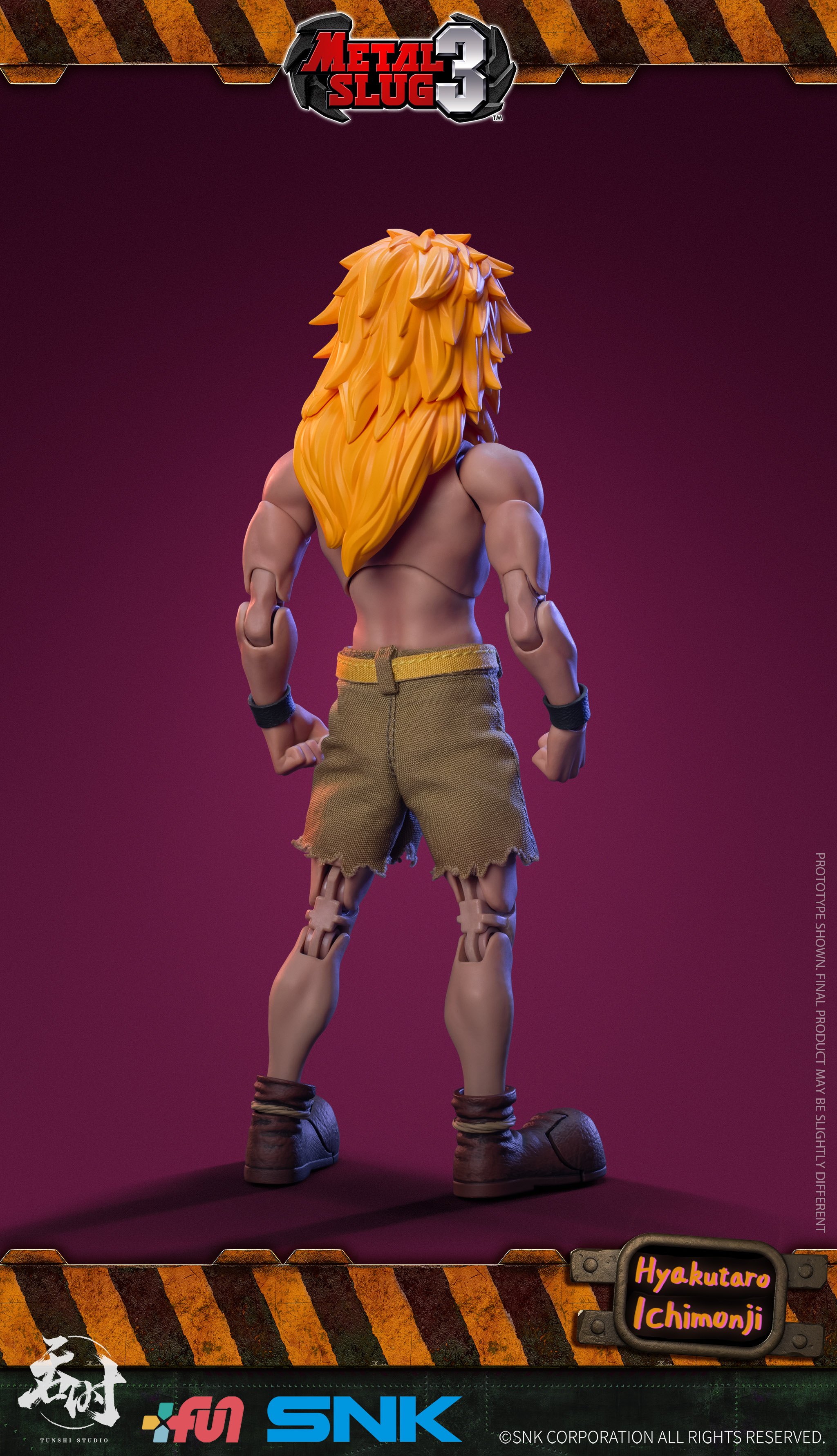 PRE-ORDER TUNSHI STUDIO - SNK - METAL SLUG 3 – HYAKUTARO ICHIMONJI ( TS-011) 1/12 ACTION FIGURE