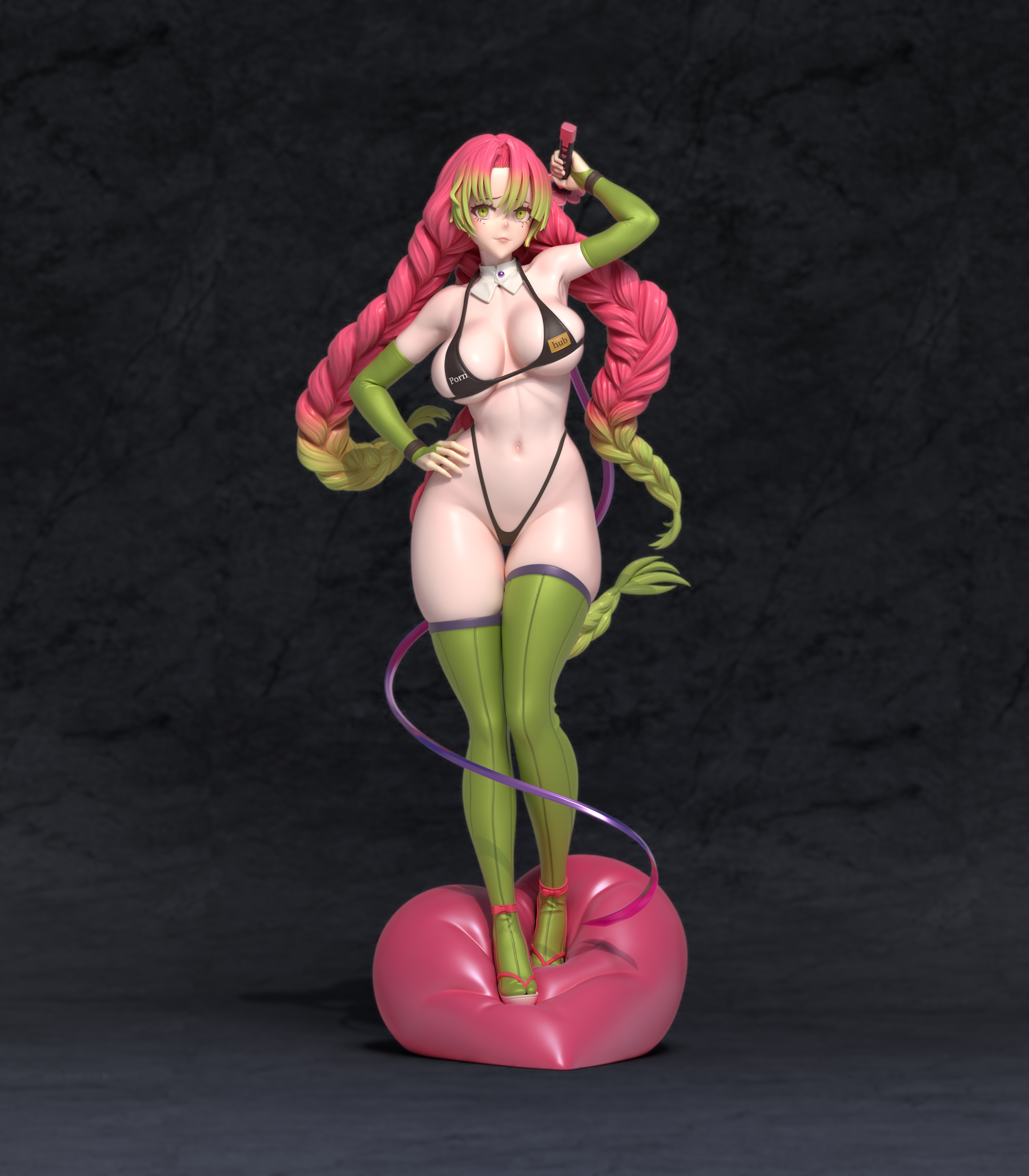 PRE-ORDER Galaxy Studio - Demon Slayer: Kimetsu no Yaiba Kanroji Mitsuri 1/7 & 1/4 Statue(GK) (Adult 18+)