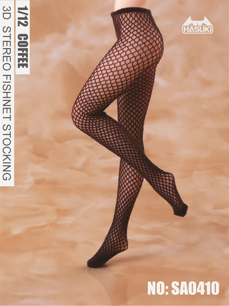 【In Stock】HASUKI SA04 1/12 Female soldier clothing 3D three-dimensional Jumpsuit net socks Seamless socks parts