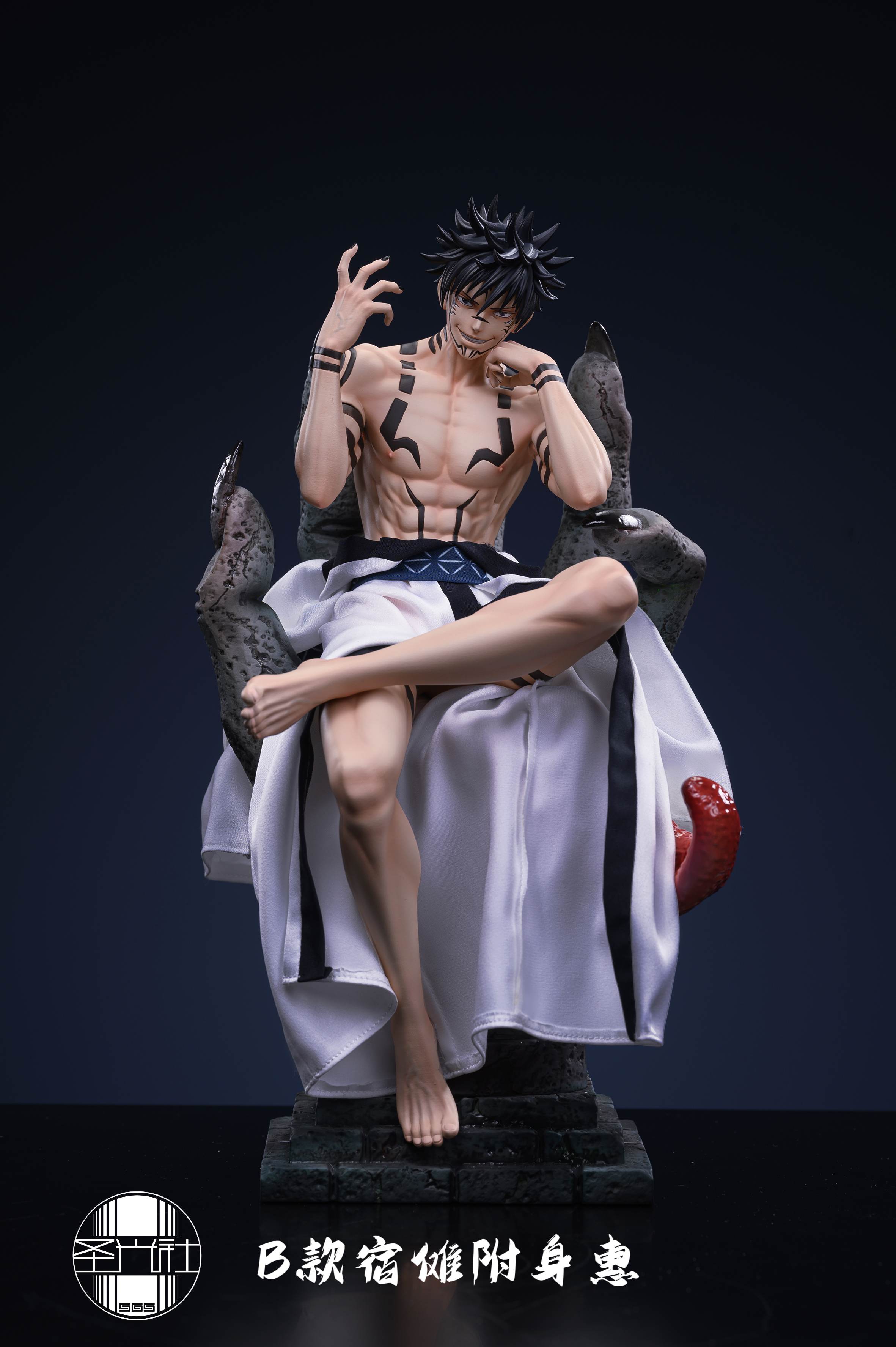 PRE-ORDER SGS Studio Possessed Itadori Yuji or Fushiguro Megumi Jujutsu Kaisen Ryomen Sukuna 1/6 Statue(GK) (Adult 18+)