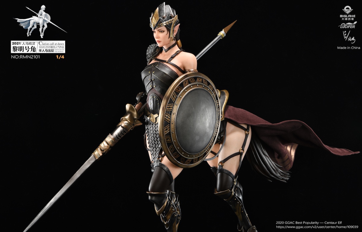 In-Stock 1/4 Scale Licensed Centaur Elf - Original Design Resin Statue - BigLake & Lucifer Studio (Adult 18+)