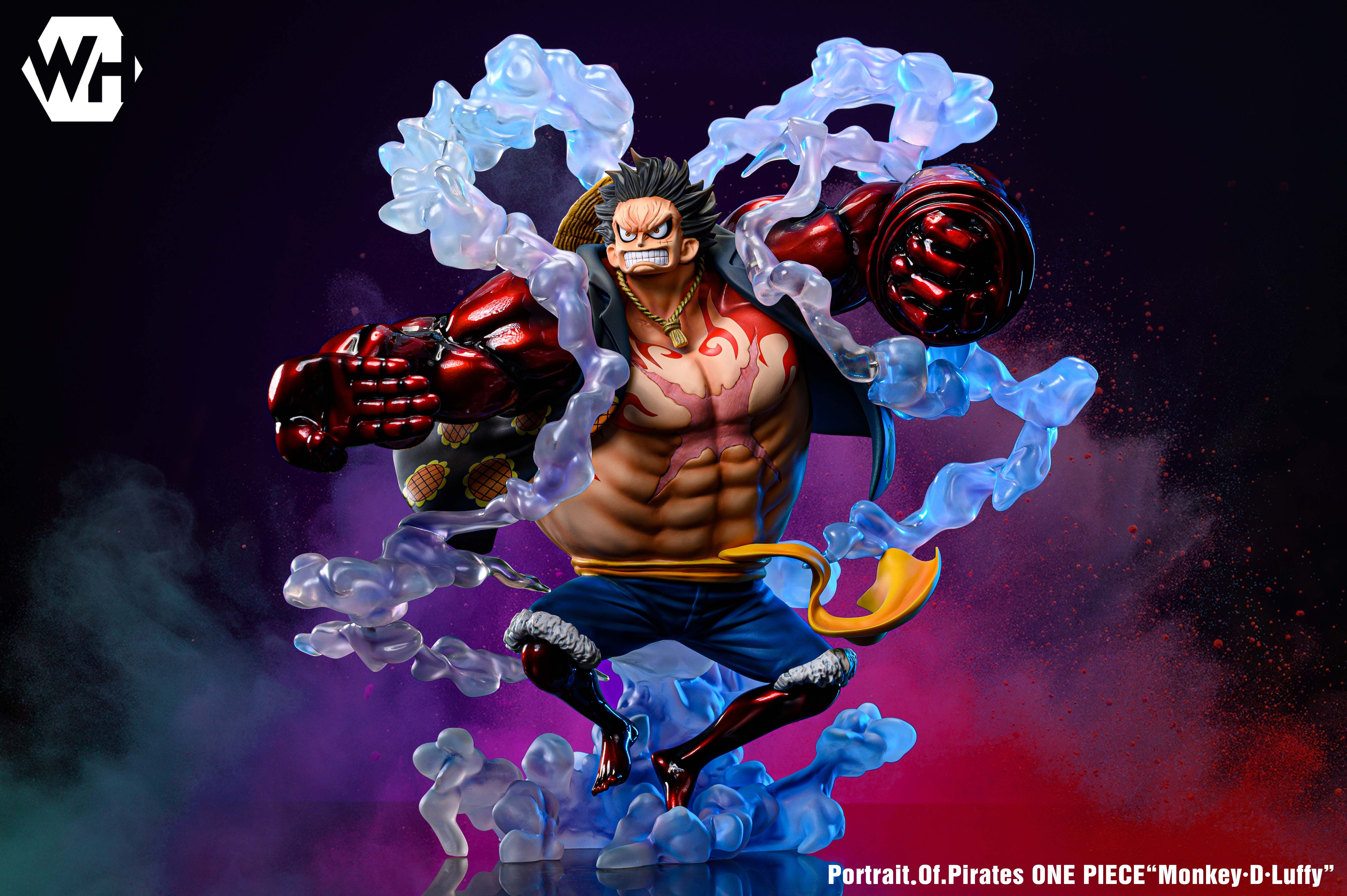 PRE-ORDER WH studio One piece Gear 4 Bouncing Luffy POP Max Statue(GK)