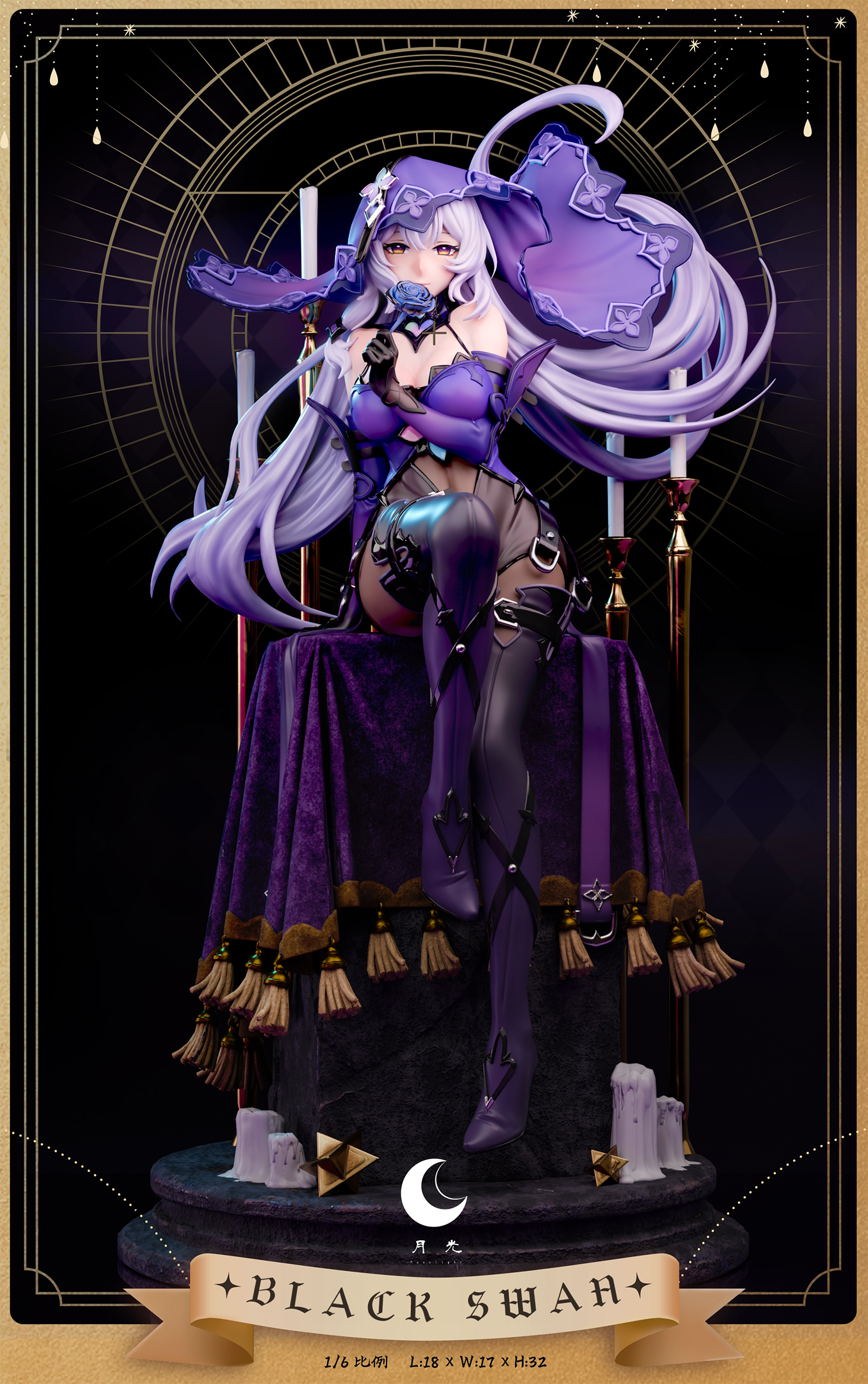 Moonlight Studio - Honkai: Star Rail Black Swan 1/6 Statue(GK) (Adult 18+)