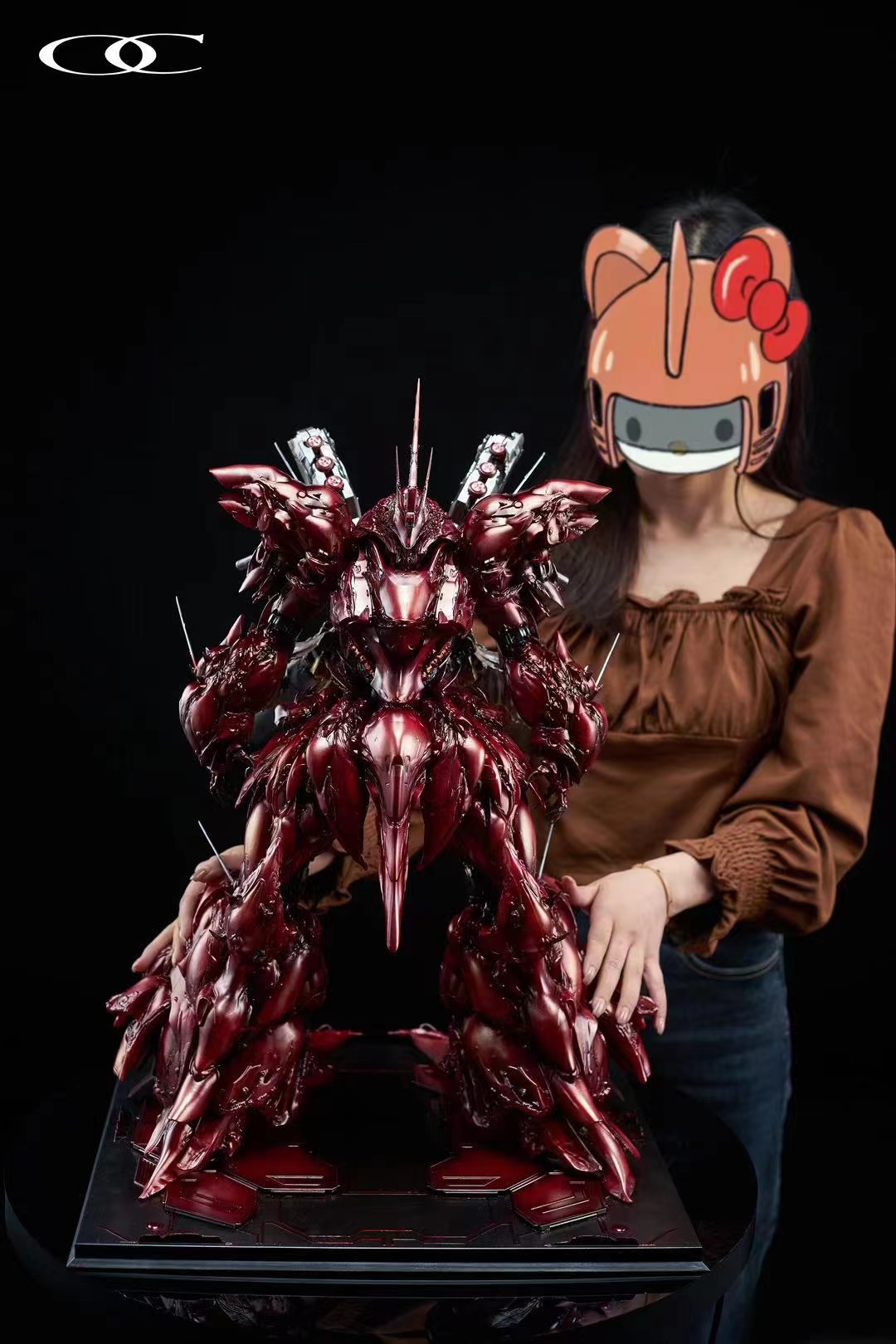 PRE-ORDER OC Studio - Mobile Suit Gundam RED HUGE SAZABI Statue(GK)