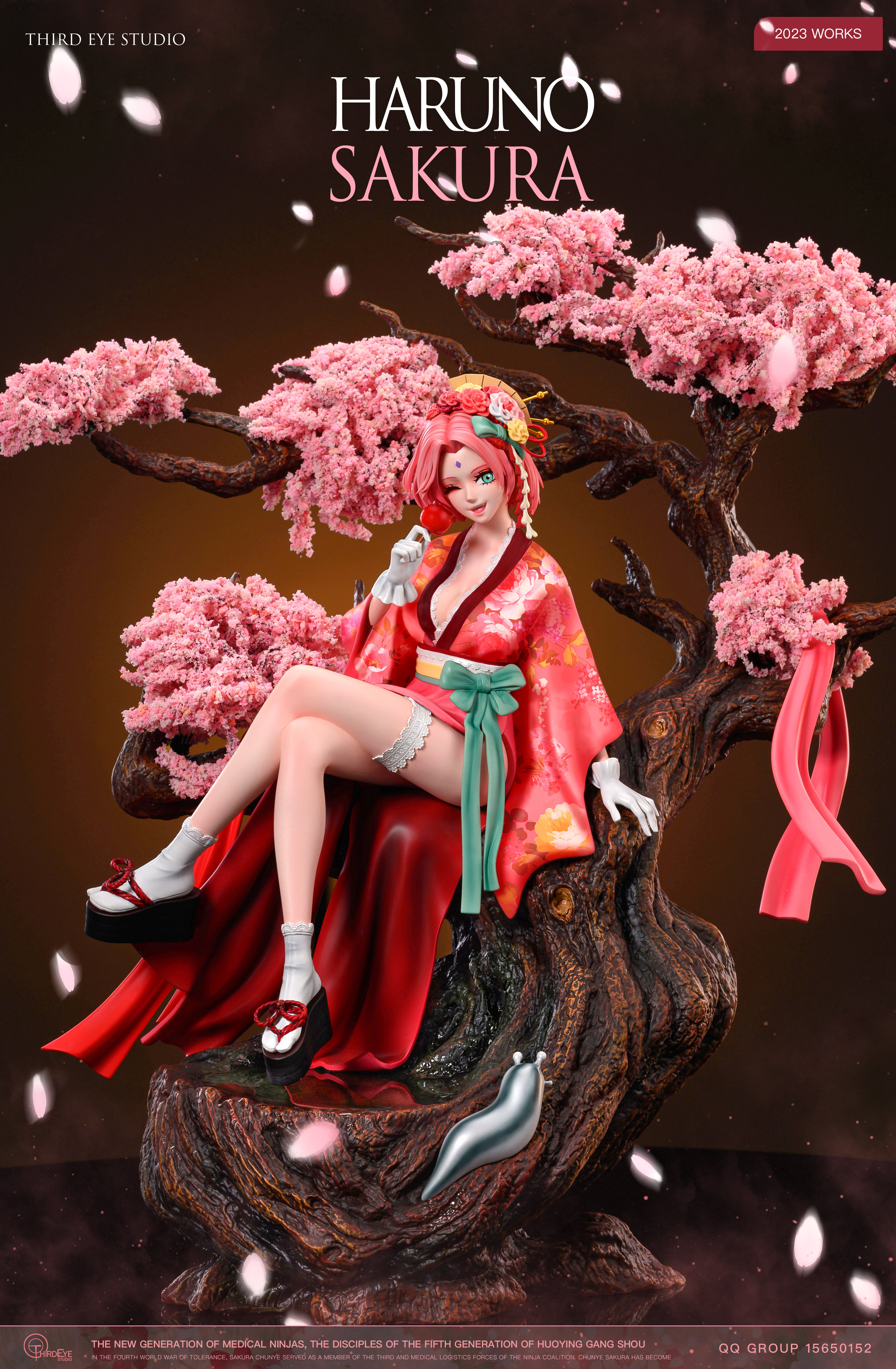 PRE-ORDER Thrid Eye Studio Hefeng Series 05 Haruno Sakura 1/6 Scale Statue(GK) (Adult18+)